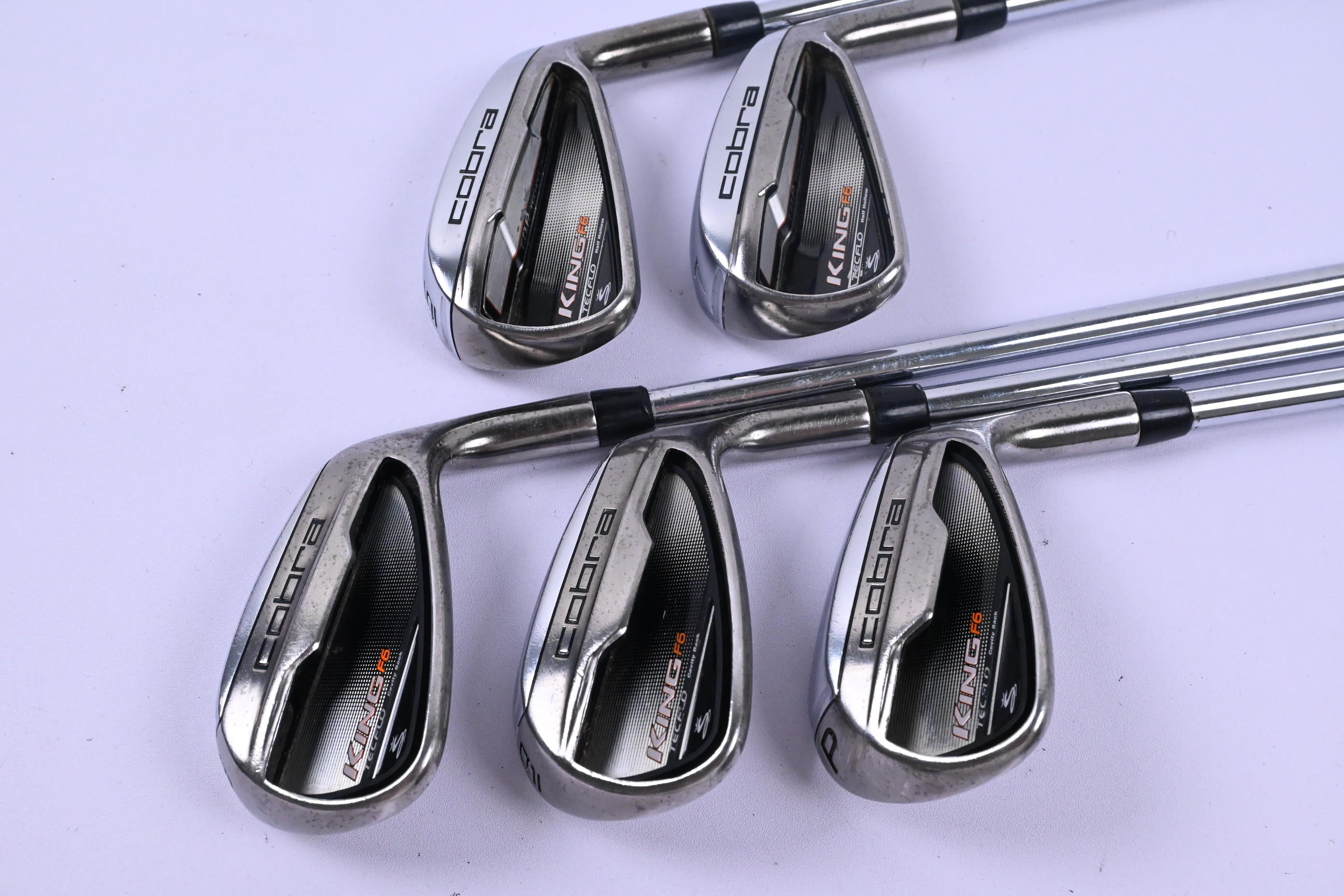 Cobra King F6 Irons / 6-PW / Regular Flex Cobra King F6 Shafts