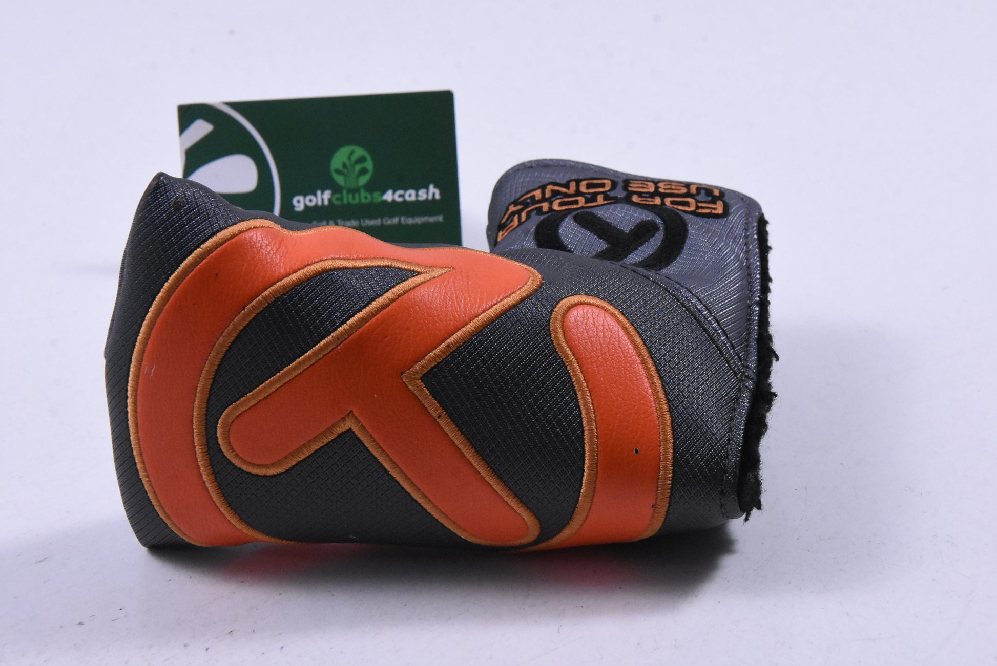 Scotty Cameron Circle T Industrial Putter Cover / Mid-Mallet / Grey &amp; Orange