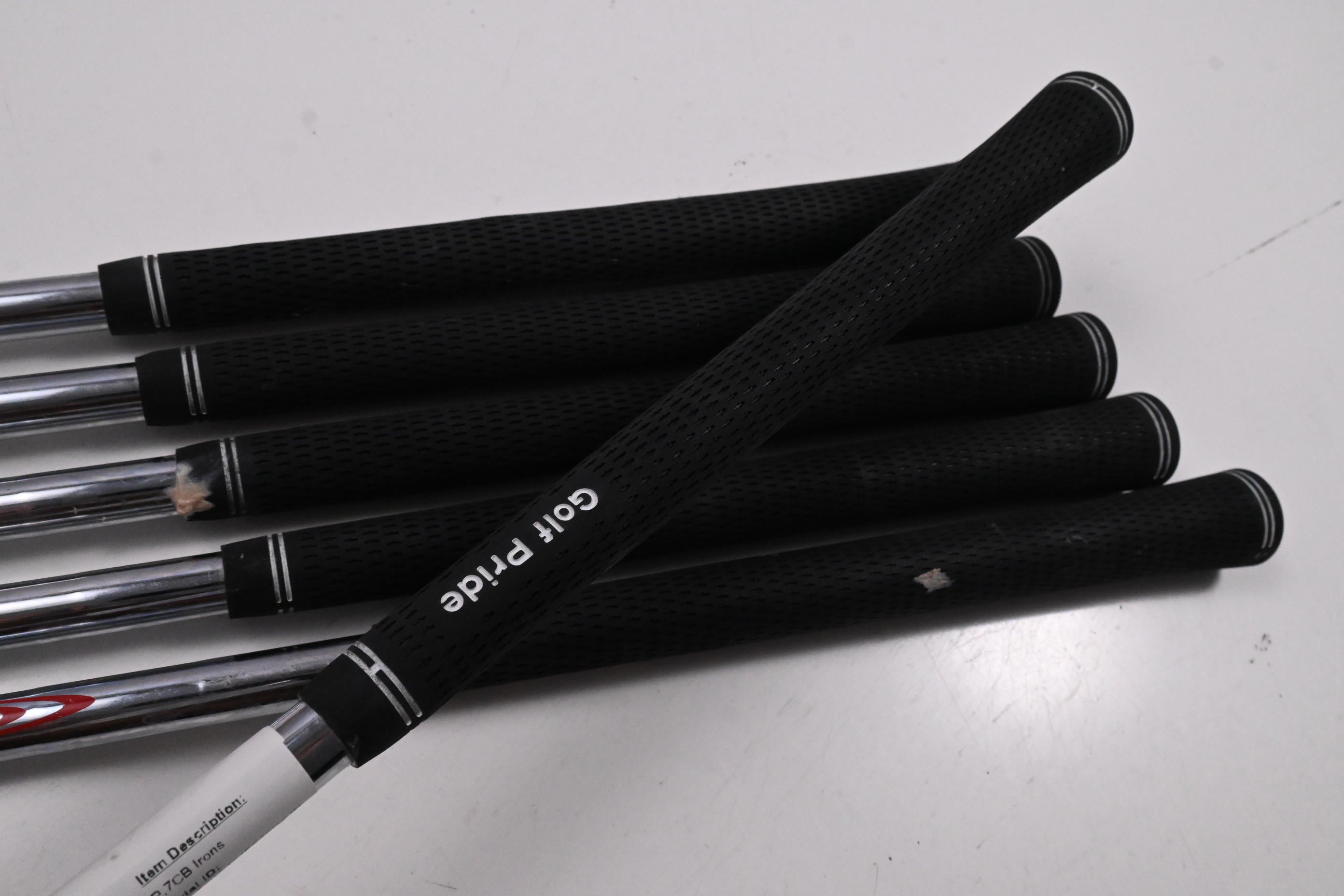 Left Hand Taylormade P.7CB Irons / 5-PW / Stiff Flex N.S.Pro Modus 3 Tour 105 Shafts