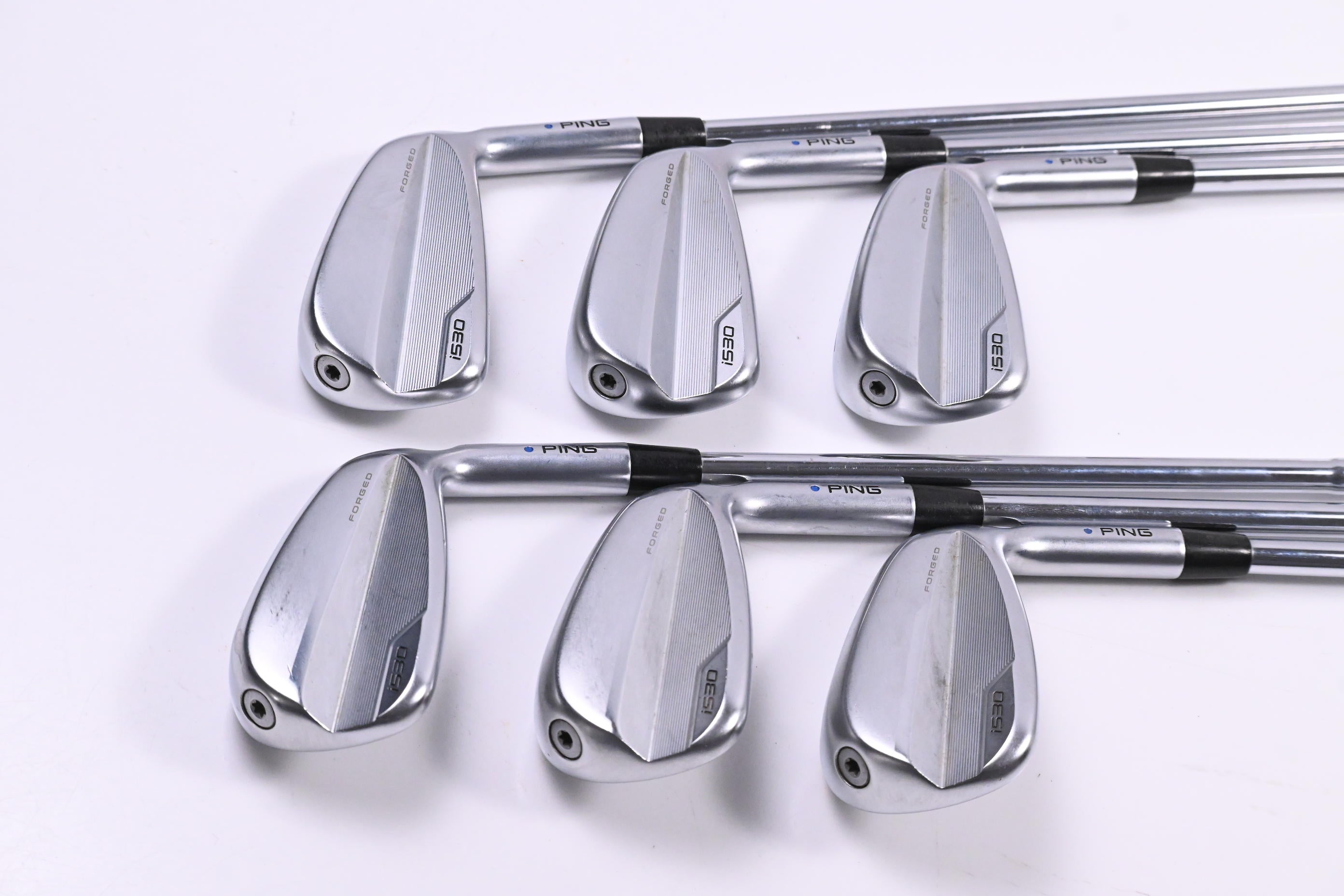 Ping i530 Irons / 5-PW / Blue Dot / Regular Flex Dynamic Gold MID 100 R300