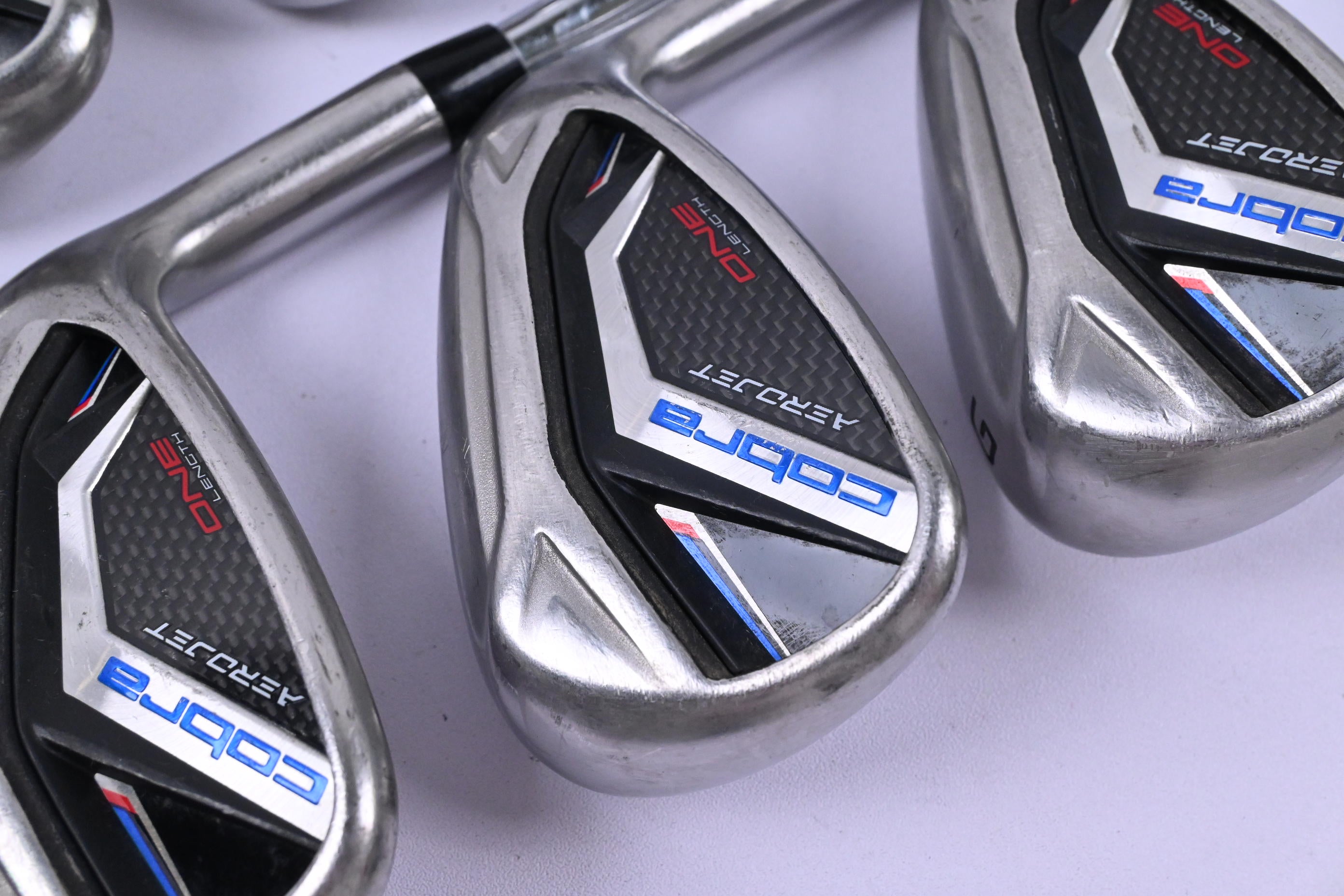 Cobra Aerojet One Length Irons / 6-PW+GW / Regular Flex KBS Tour Lite One Length
