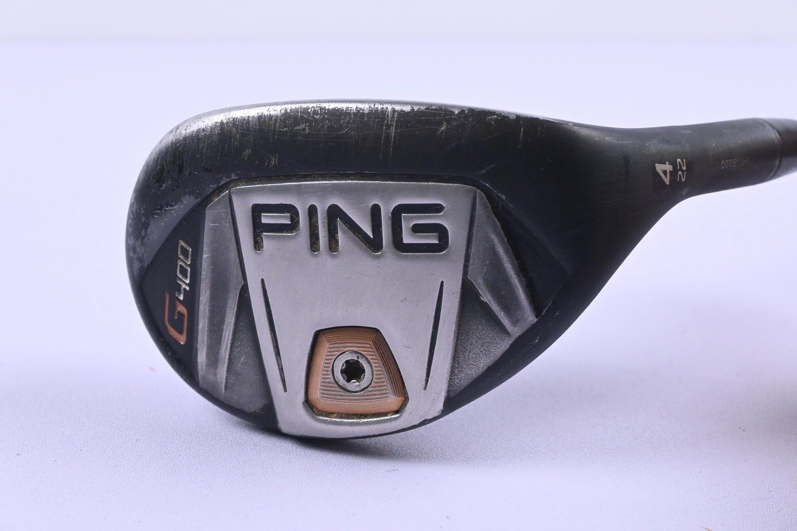 Ping G400 #4 Hybrid / 22 Degree / Stiff Flex Ping Alta CB 70 Shaft