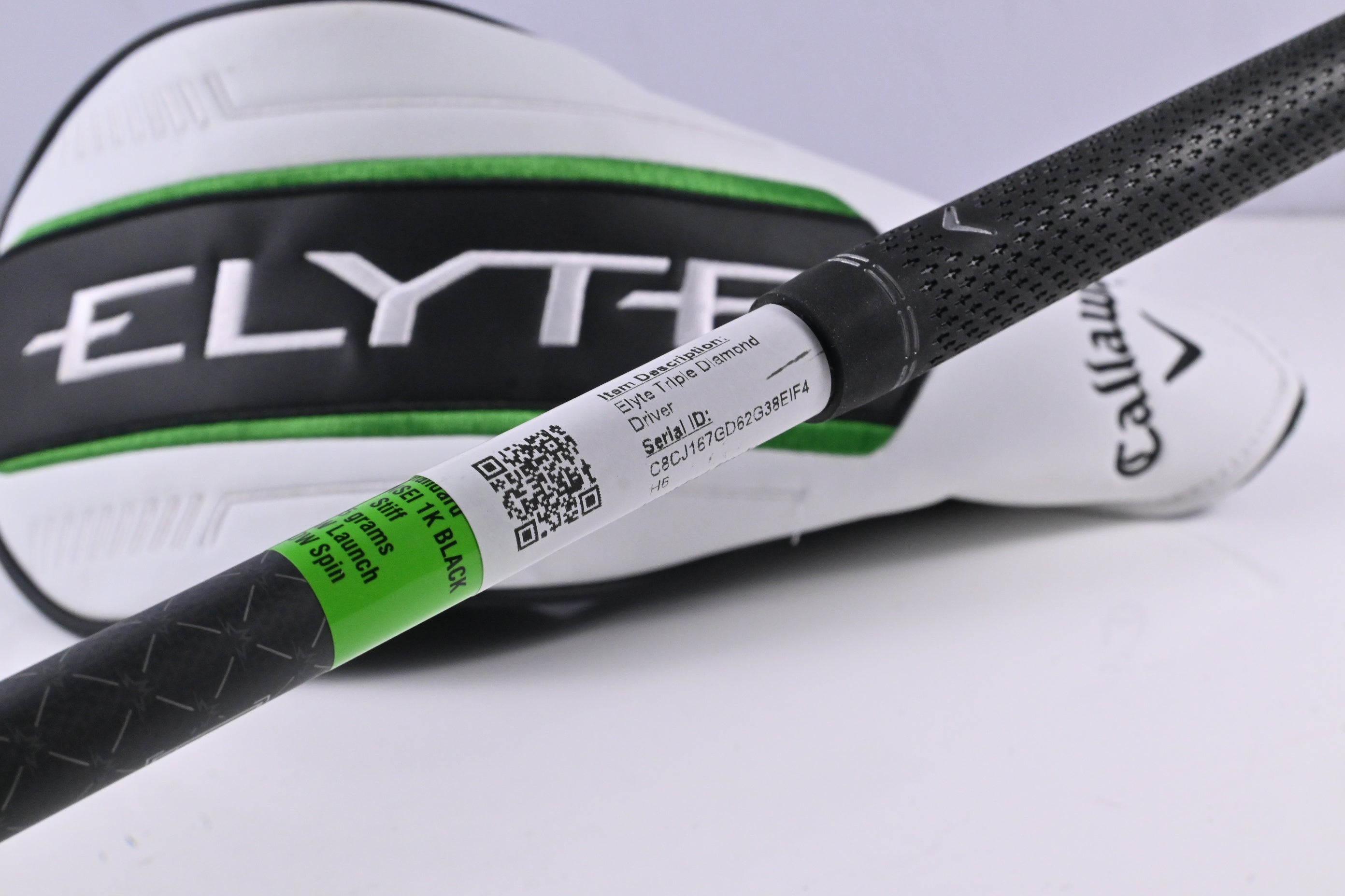 Callaway Elyte Triple Diamond Driver / 9 Degree / Stiff Flex Tensei 1K Black 65