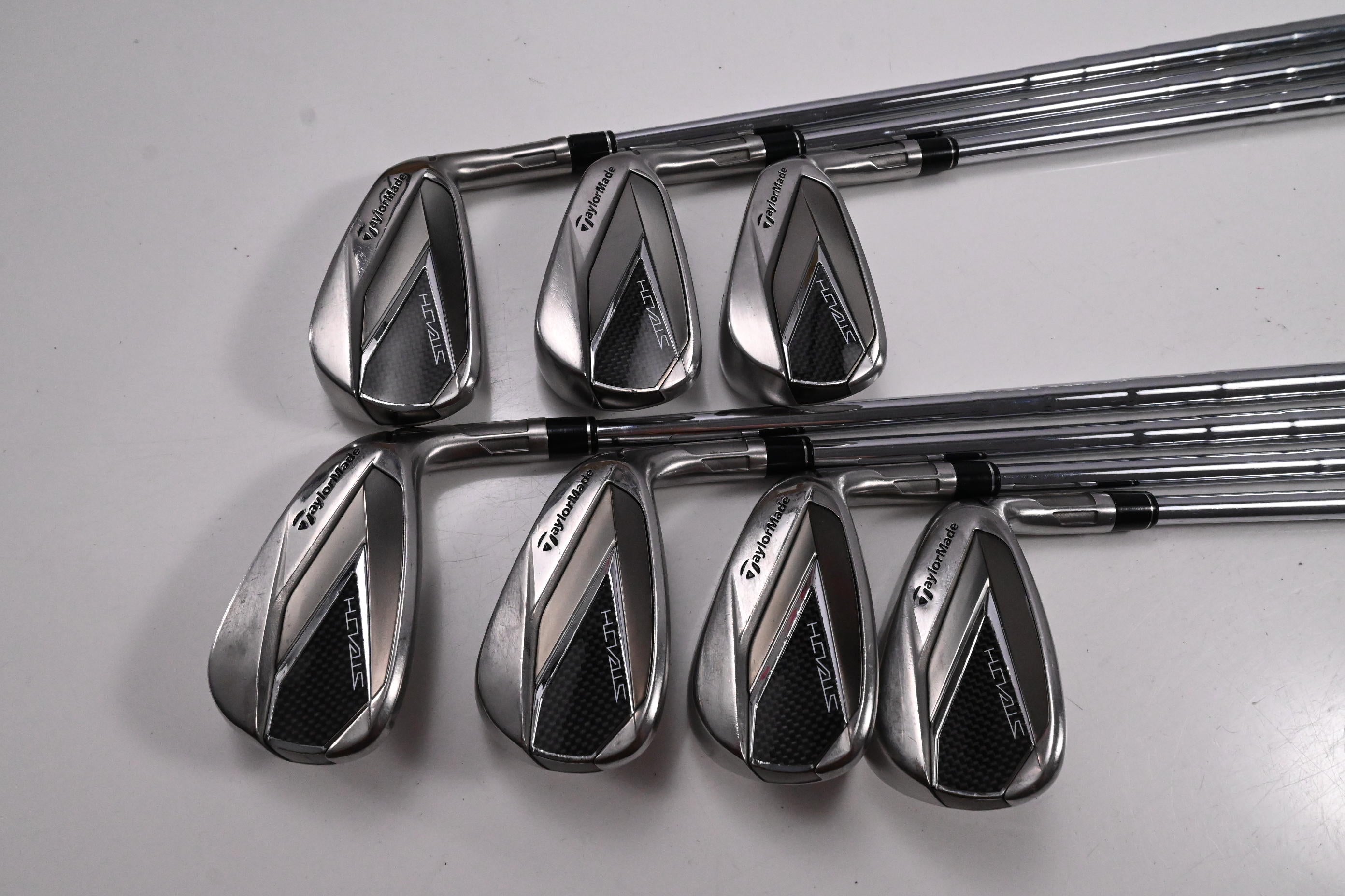 Taylormade Stealth Irons / 4-PW-GW / Stiff Flex KBS Tour-V 110 Shafts