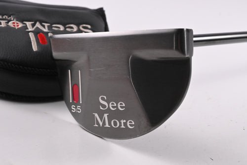 Seemore MFGP2 SS Mallet Black Putter / 35 Inch