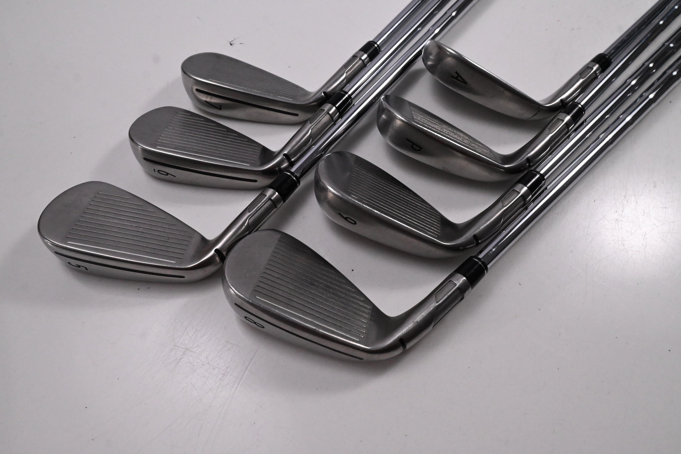 Taylormade Stealth Irons / 4-PW-GW / Stiff Flex KBS Tour-V 110 Shafts