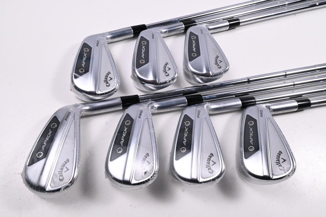 Callaway Apex Pro 24 Irons / 4-PW / Stiff Flex Dynamic Gold 115 S300 Shafts