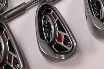 Ping G15 Irons / 6-PW / Green Dot / Regular Flex Ping AWT Shafts