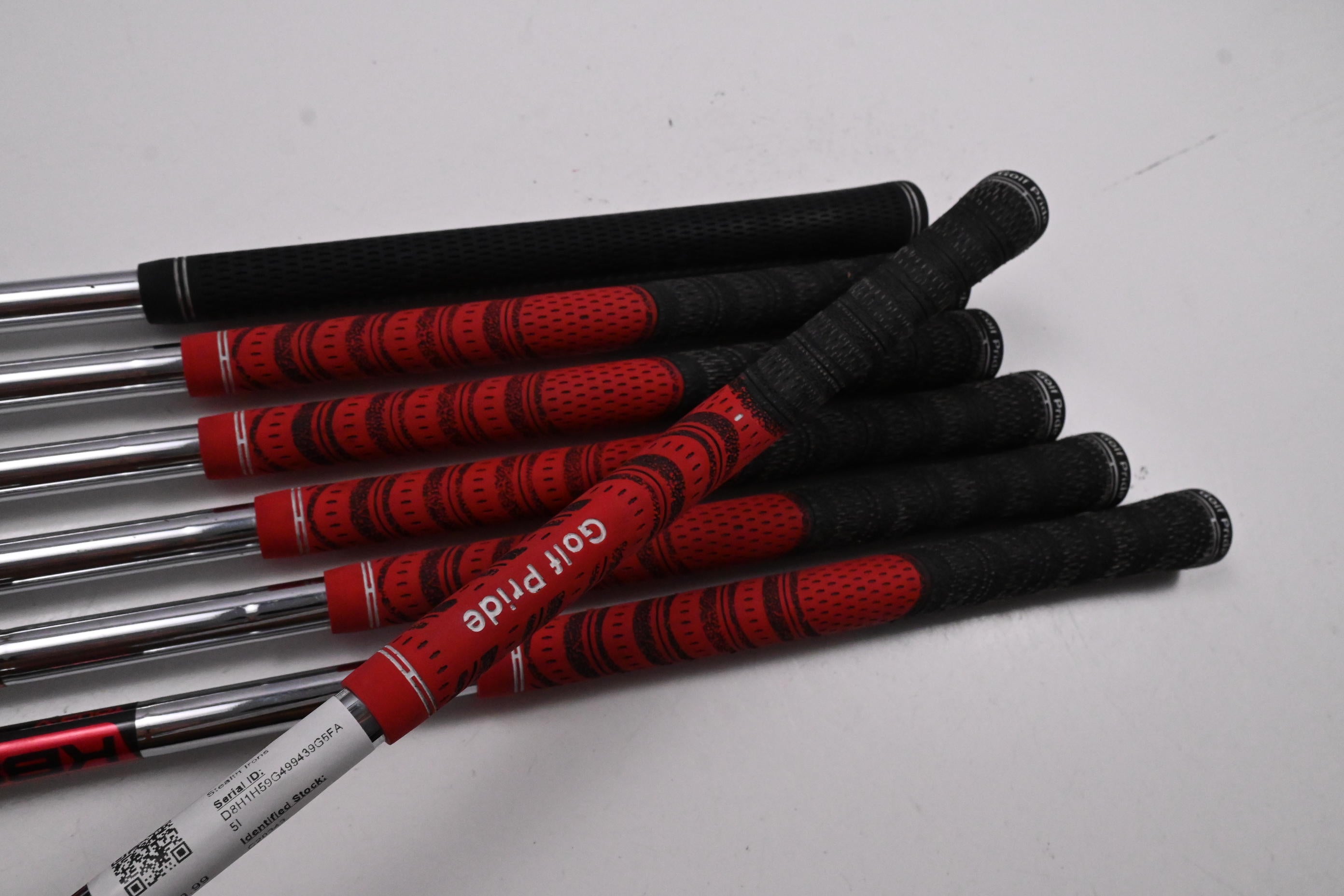 Taylormade Stealth Irons / 4-PW-GW / Stiff Flex KBS Tour-V 110 Shafts