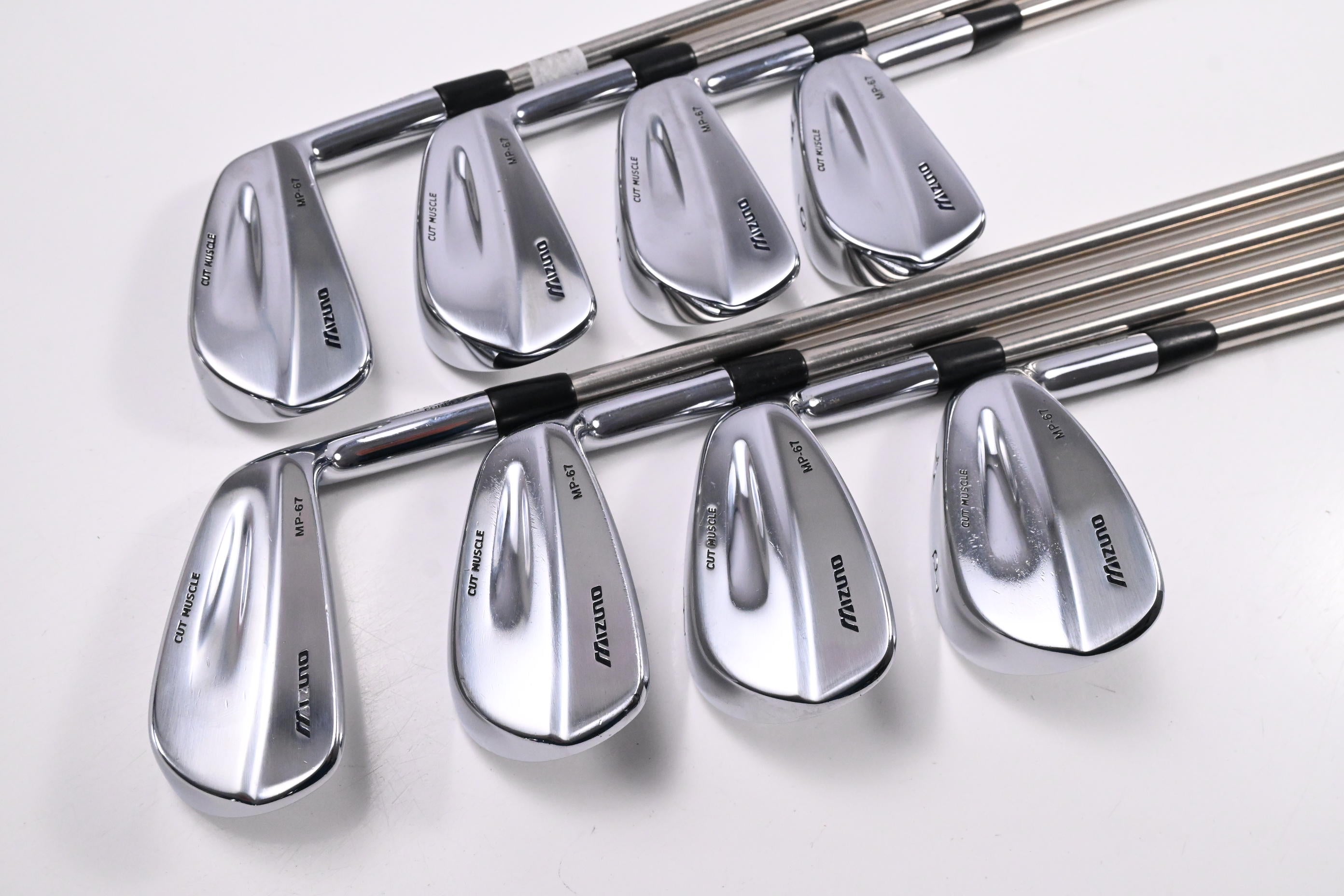 Mizuno MP-67 Irons / 3-PW / Stiff Flex True Temper Black Gold Shafts