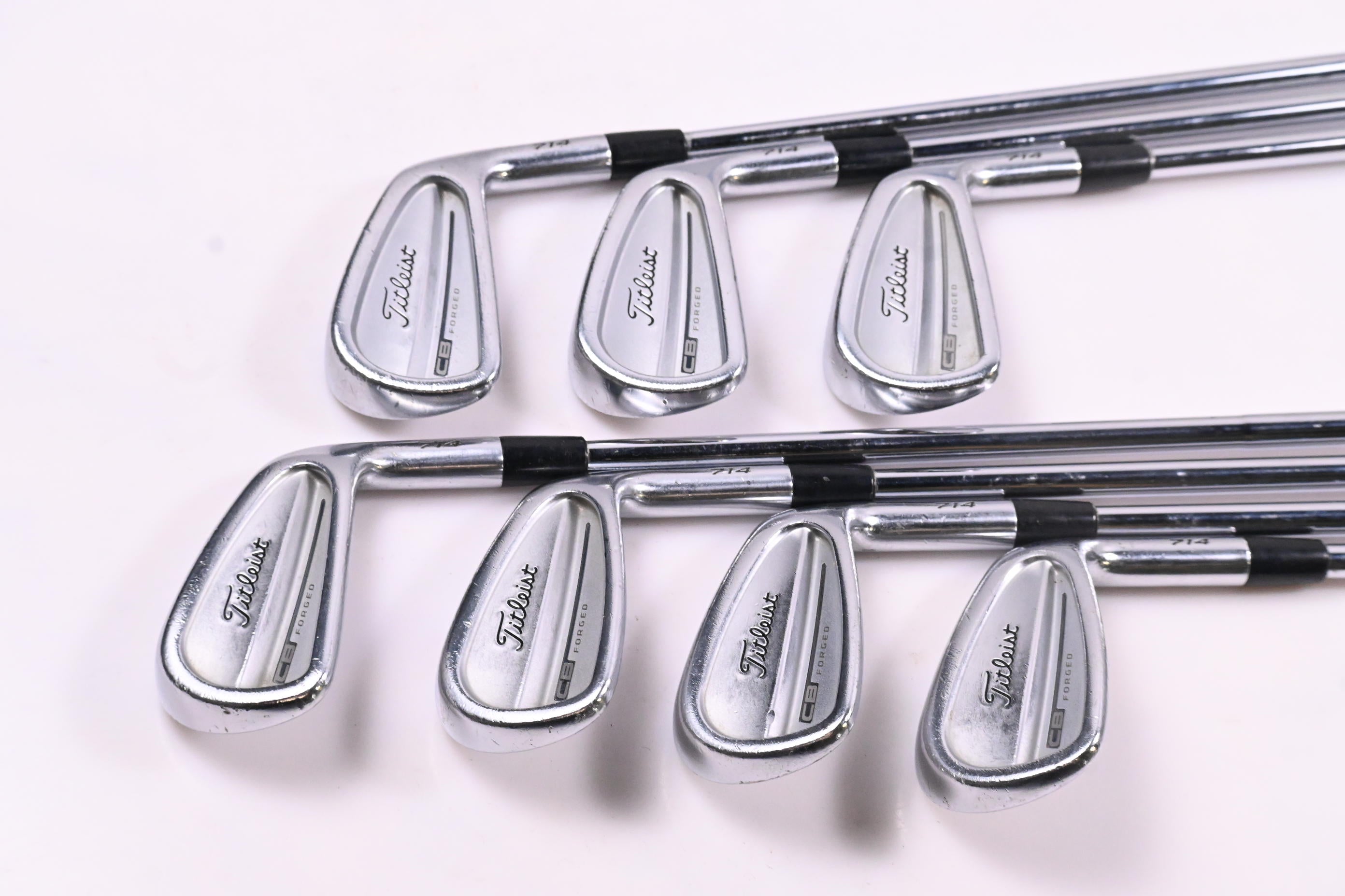 Titleist 714 CB Irons / 4-PW / Stiff Flex Dynamic Gold S300 Shafts
