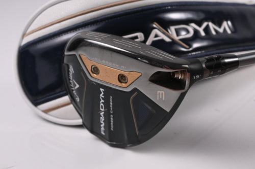 Callaway Paradym TD #3 Wood / 15 Degree / Stiff Flex HZRDUS GEN4 Silver 60