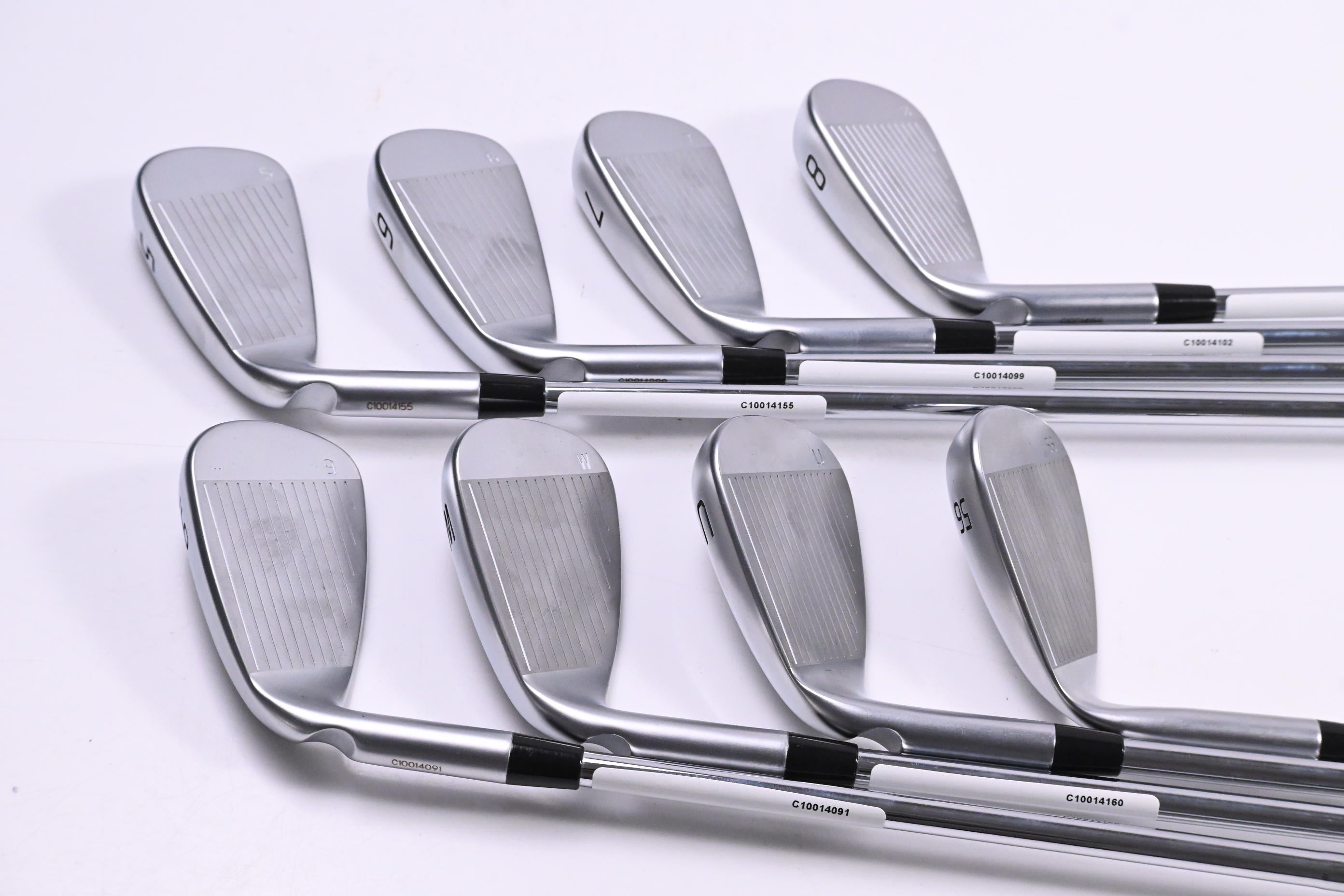 Ping G440 Irons / 5-PW+UW+56° / Blue Dot / Stiff Flex Ping AWT 3.0 Shafts