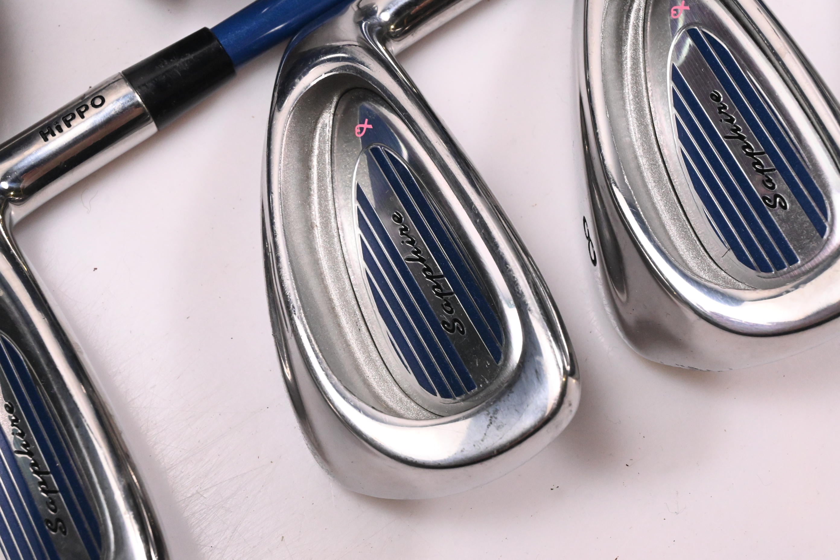 Ladies Hippo Sapphire Package Set / Woods, Irons, Bag