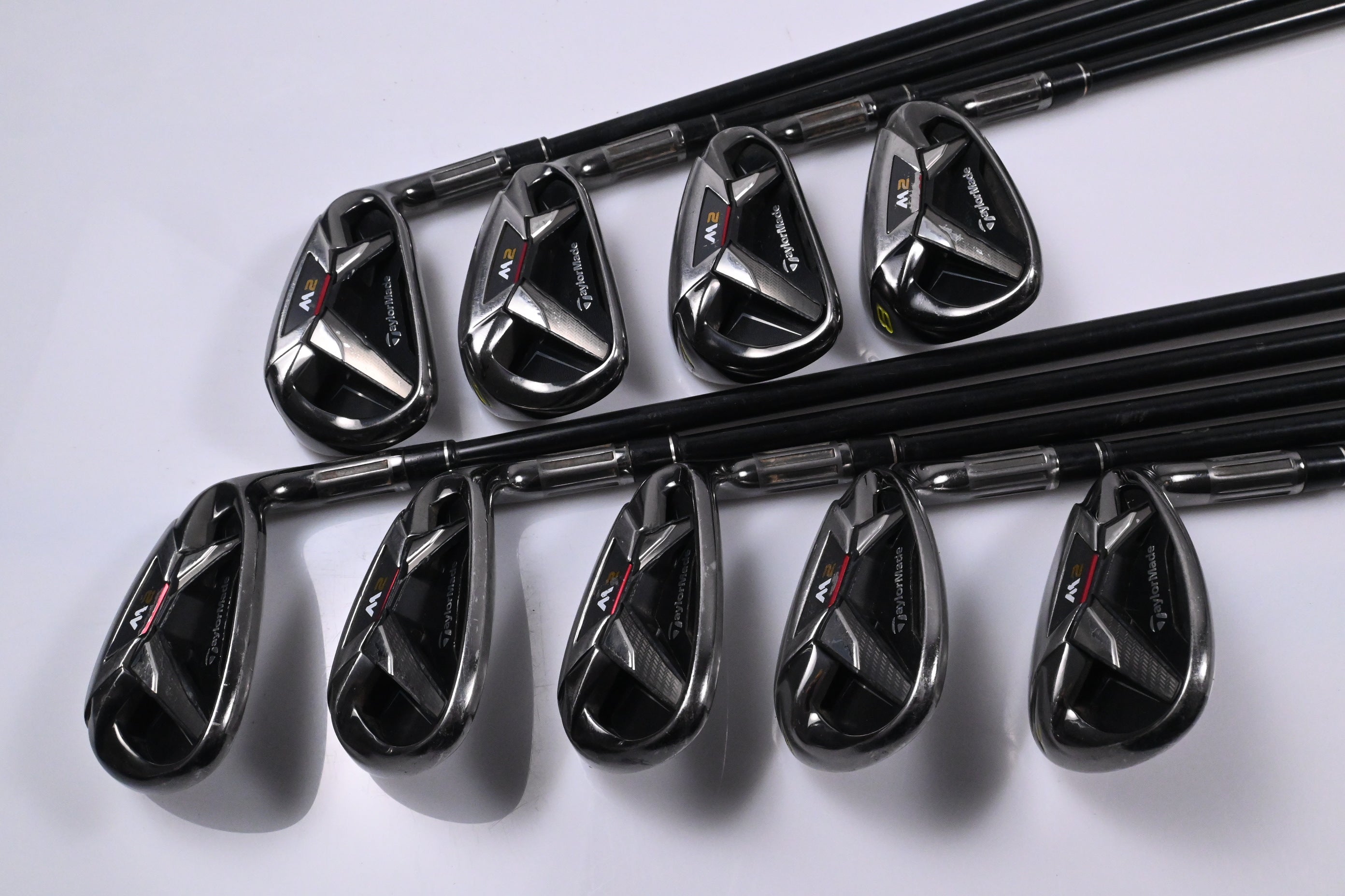 Taylormade M2 2016 Irons / 5-PW+AW+SW+LW / Regular Flex M2 Reax 65 Shafts