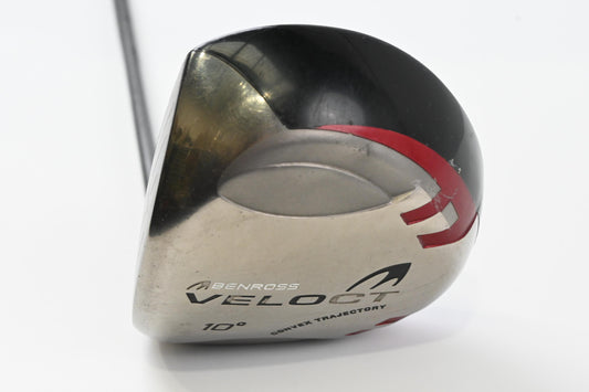 Left Hand Benross Velo CT Driver / 10 Degree / Regular Flex ProLaunch Platinum