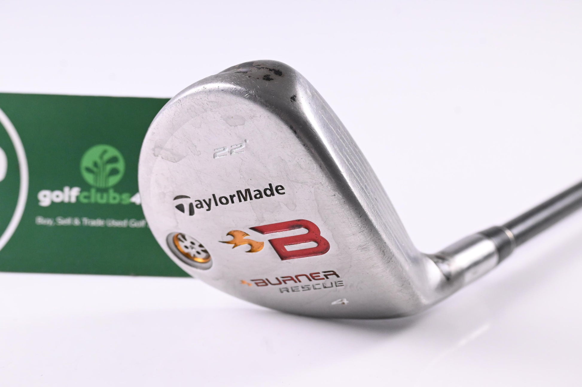 Taylormade Burner 2008 #4 Hybrid / 22 Degree / Regular Flex Reax 60 Shaft