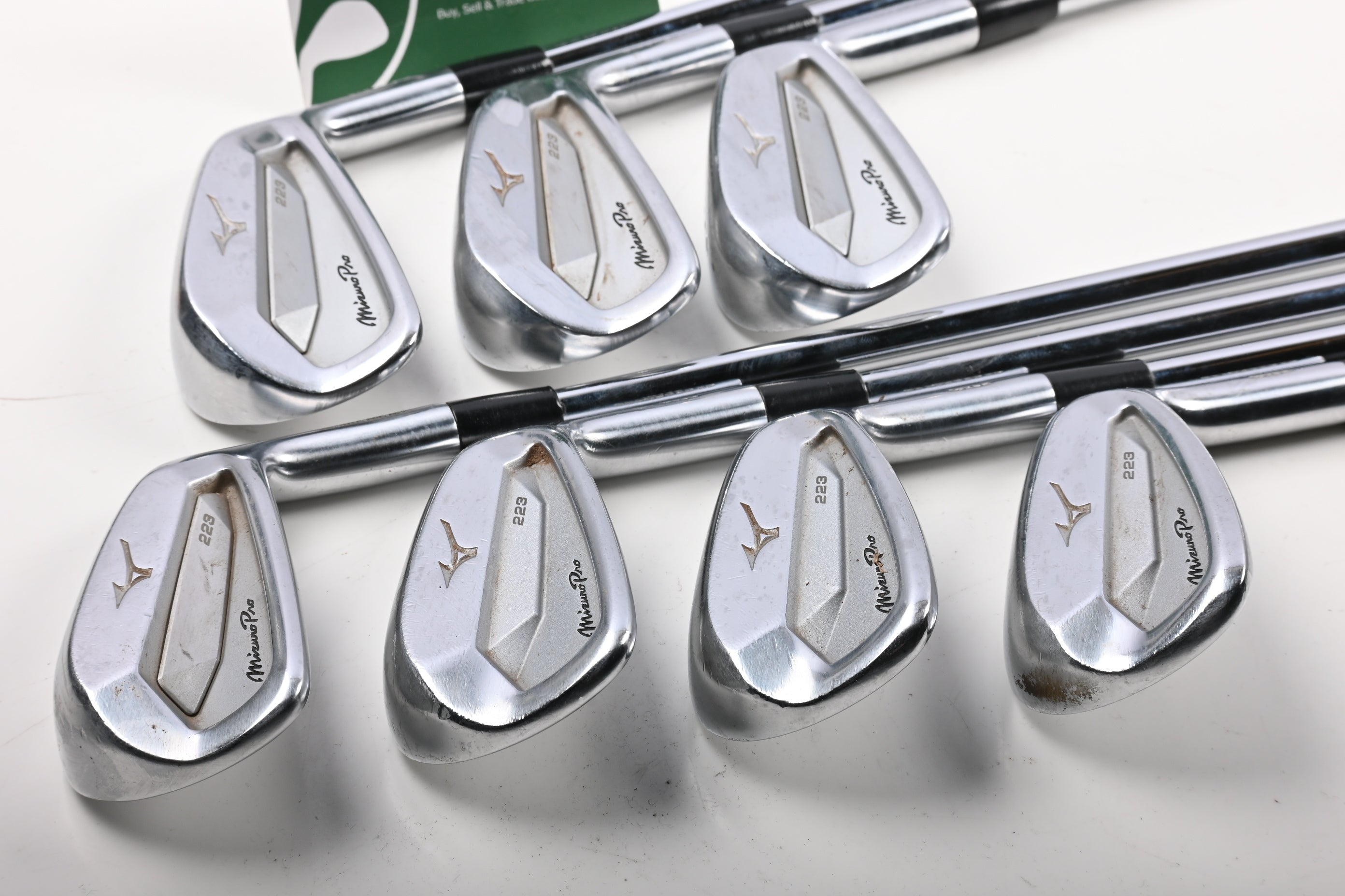 Mizuno Pro 223 Irons / 4-PW / Stiff Flex Project X Rifle Shafts