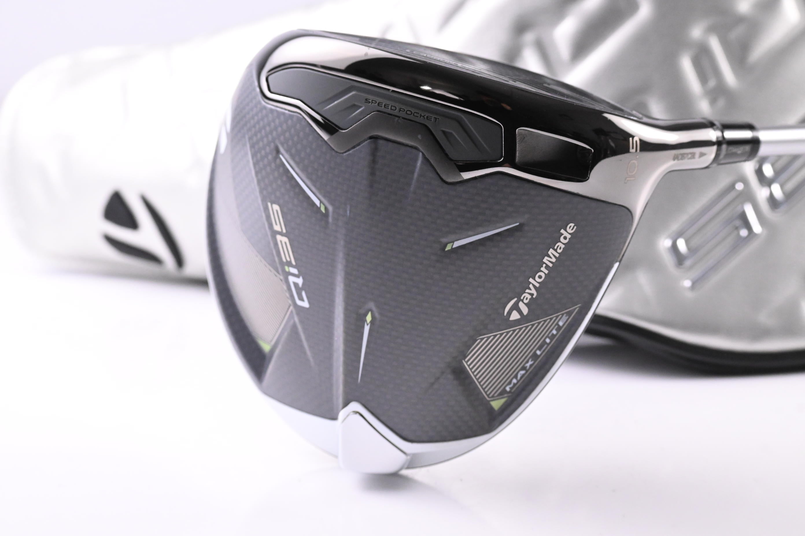 Taylormade Qi35 Max Lite Driver / 10.5 Degree / Stiff Flex Tensei CK White 60