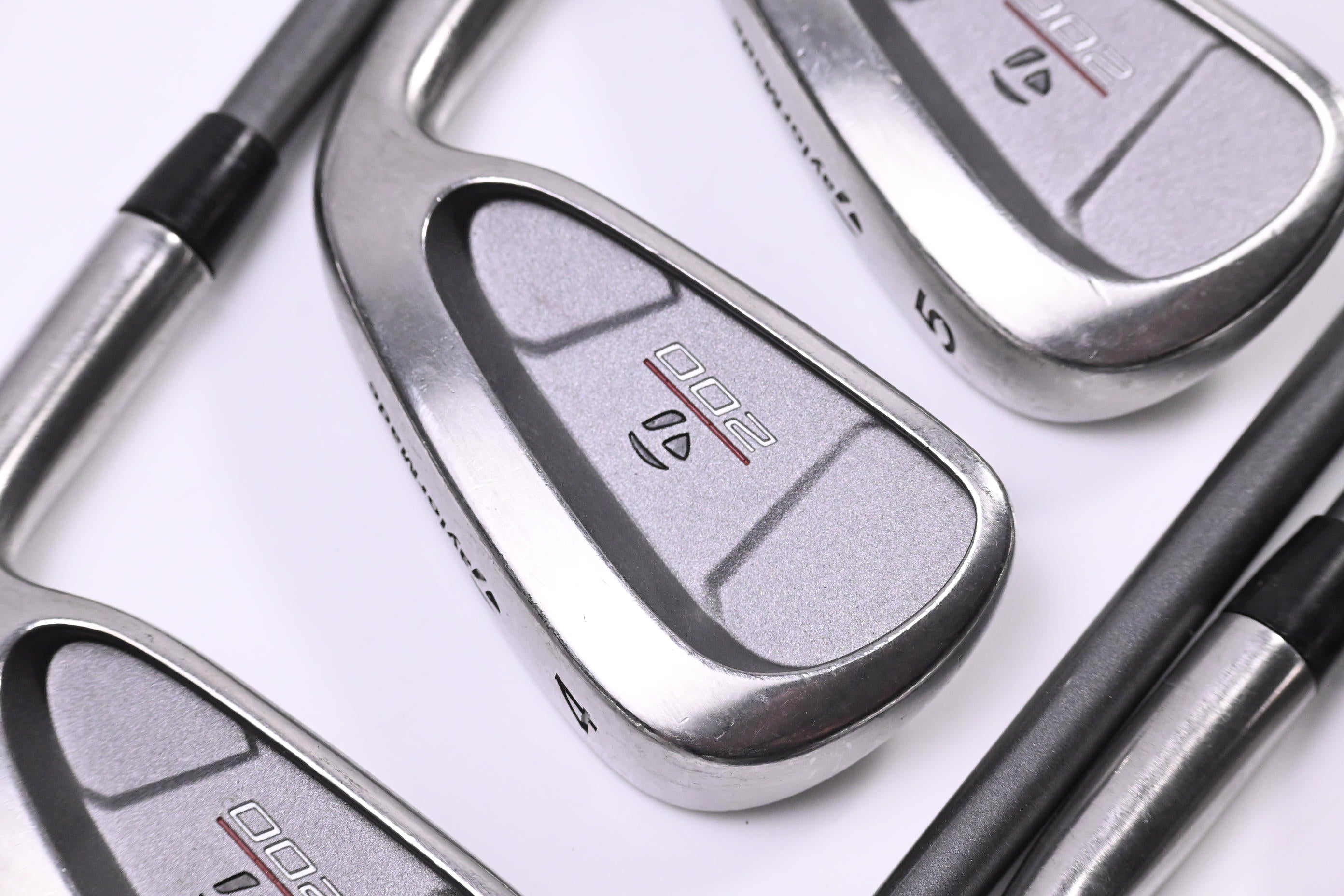 Taylormade 200 Steel Irons / 3-PW+SW / Stiff Flex Taylormade Lite 90 Shafts