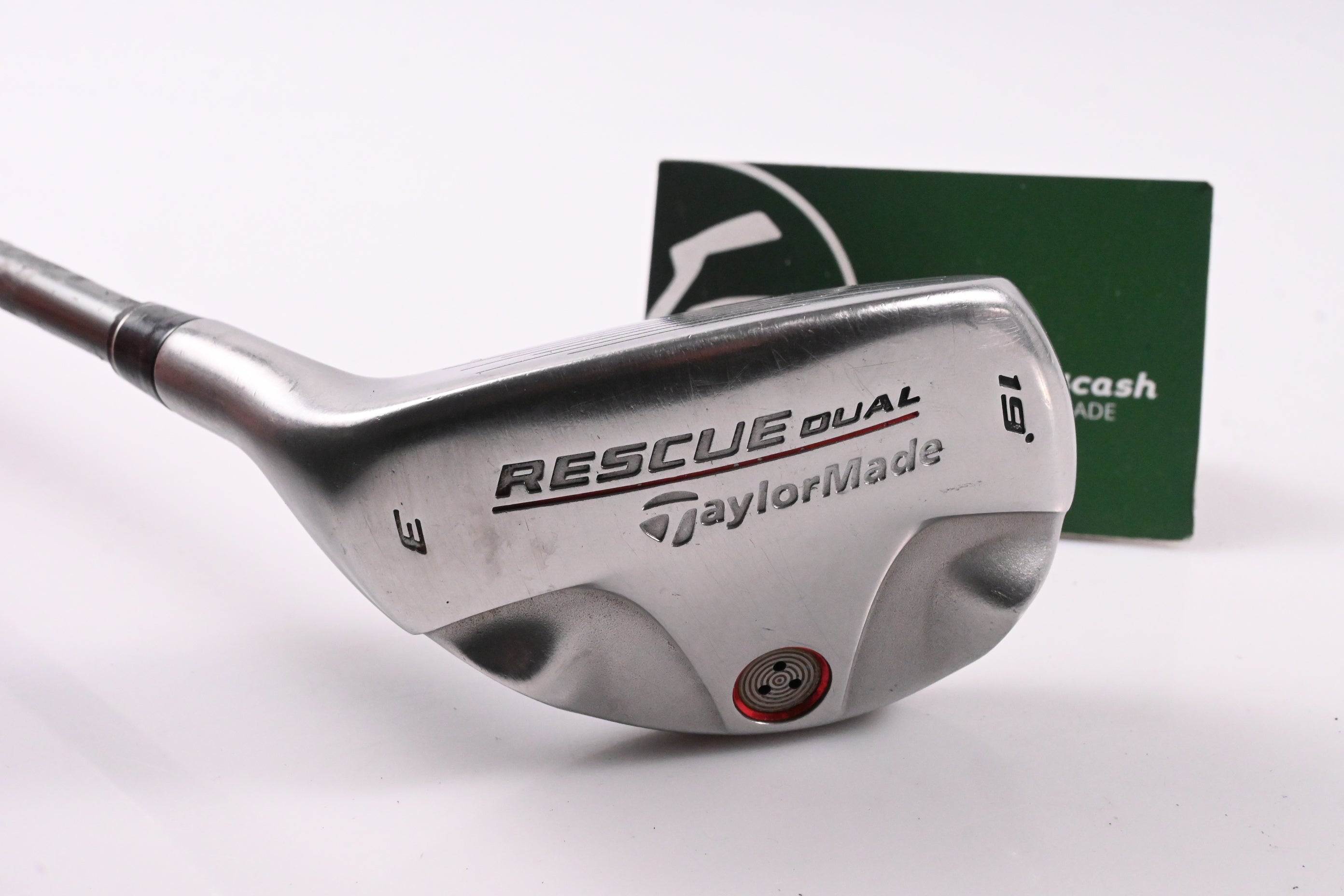 Left Hand Taylormade Rescue Dual #3 Hybrid / 19 Degree / Regular Flex Ultralite 65
