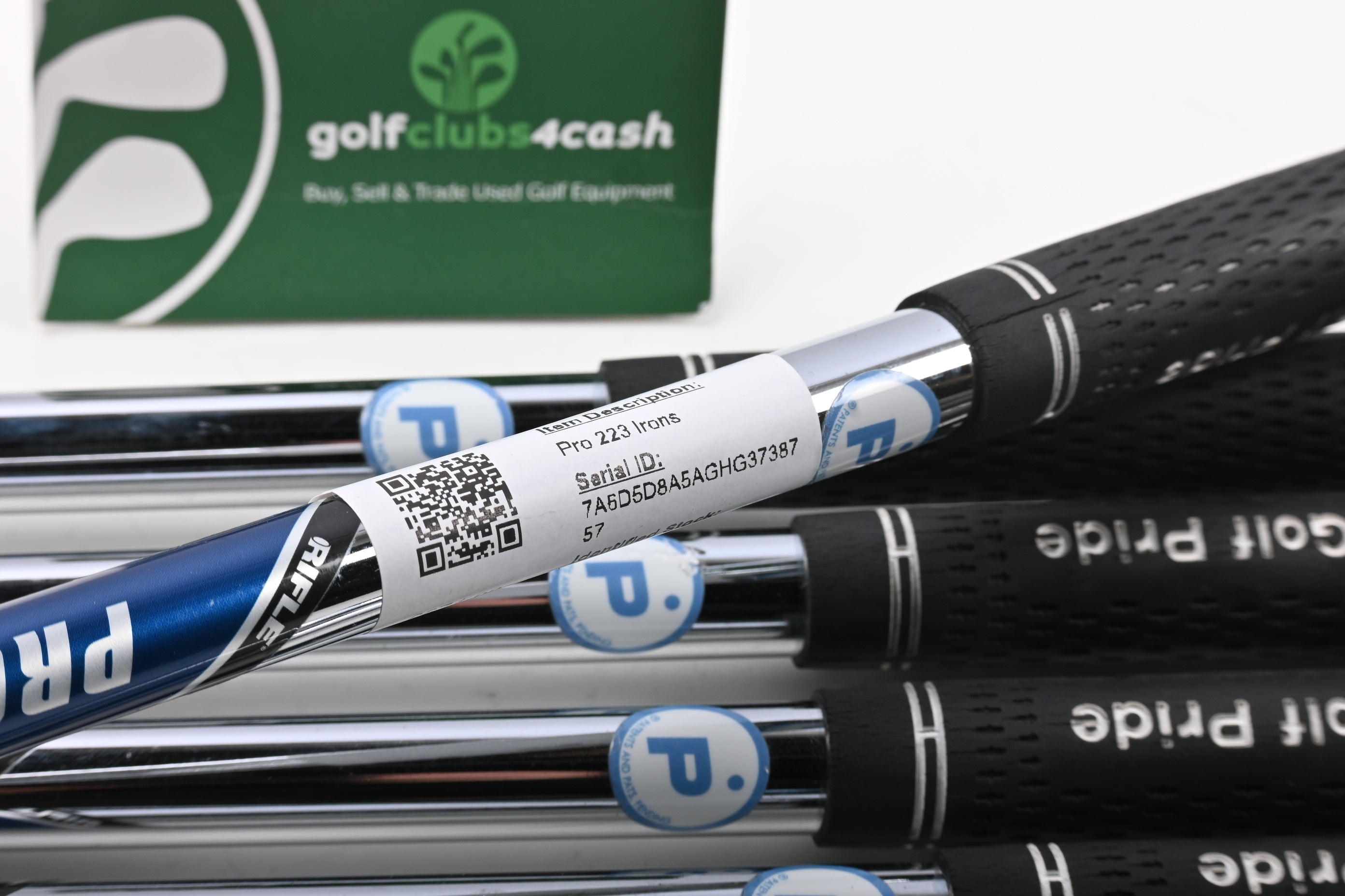 Mizuno Pro 223 Irons / 4-PW / Stiff Flex Project X Rifle Shafts