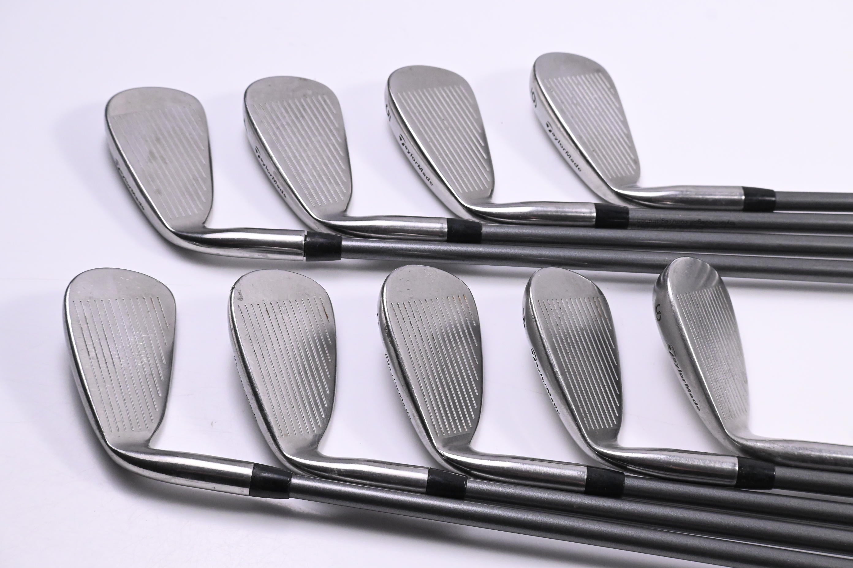 Taylormade 200 Steel Irons / 3-PW+SW / Stiff Flex Taylormade Lite 90 Shafts
