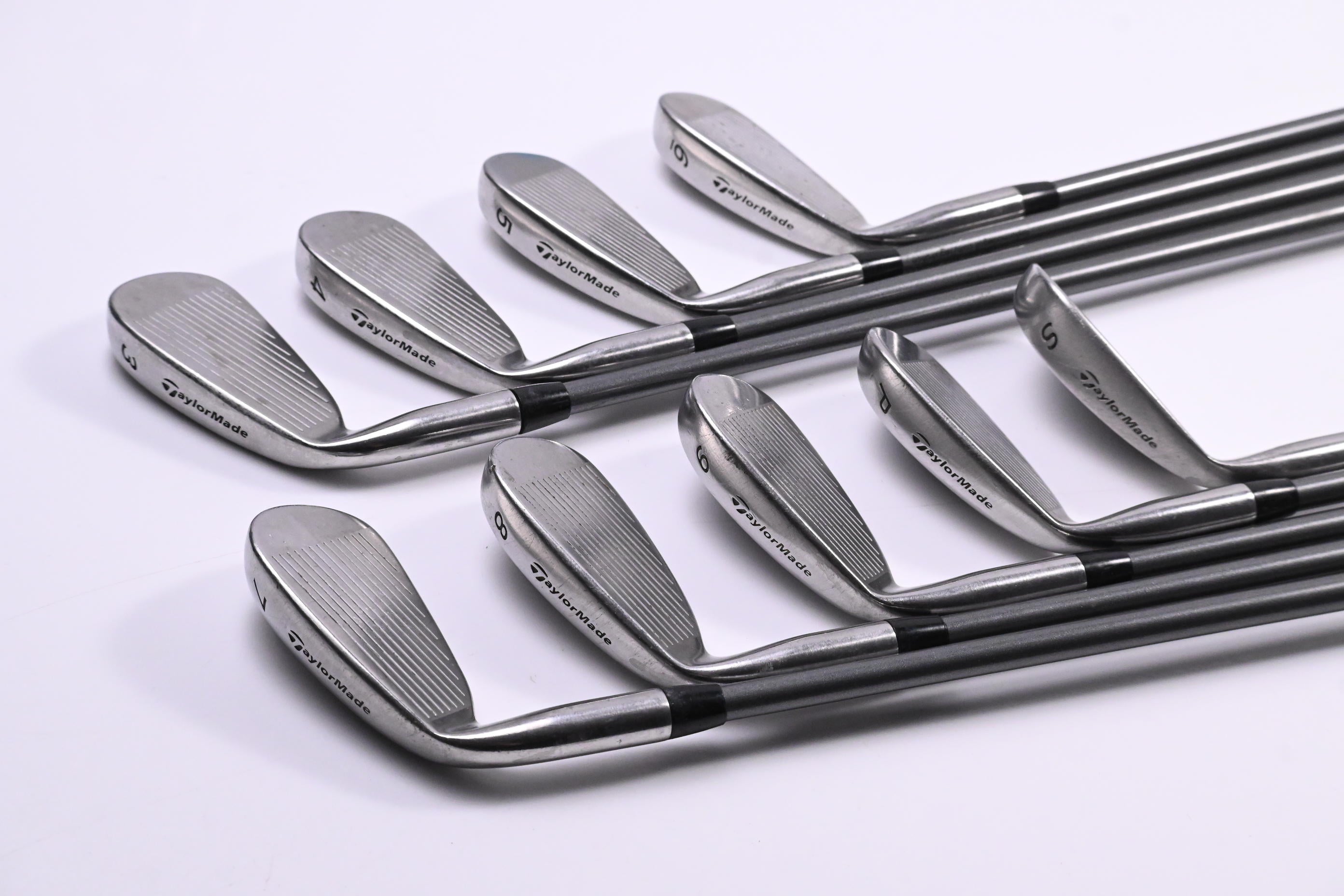 Taylormade 200 Steel Irons / 3-PW+SW / Stiff Flex Taylormade Lite 90 Shafts