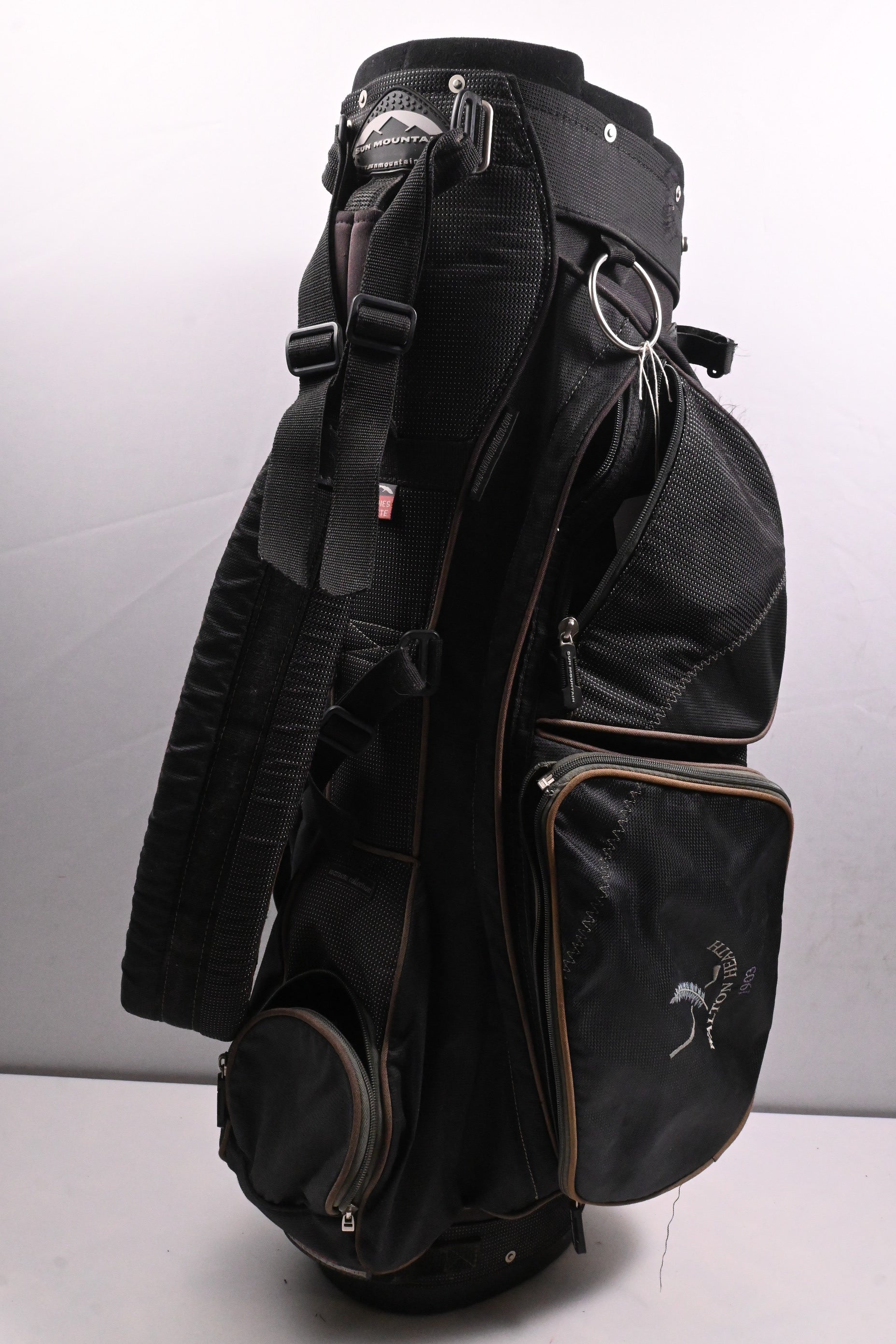 Ladies Sun Mountain Arete Cart Bag / 7-Way Divider / Black