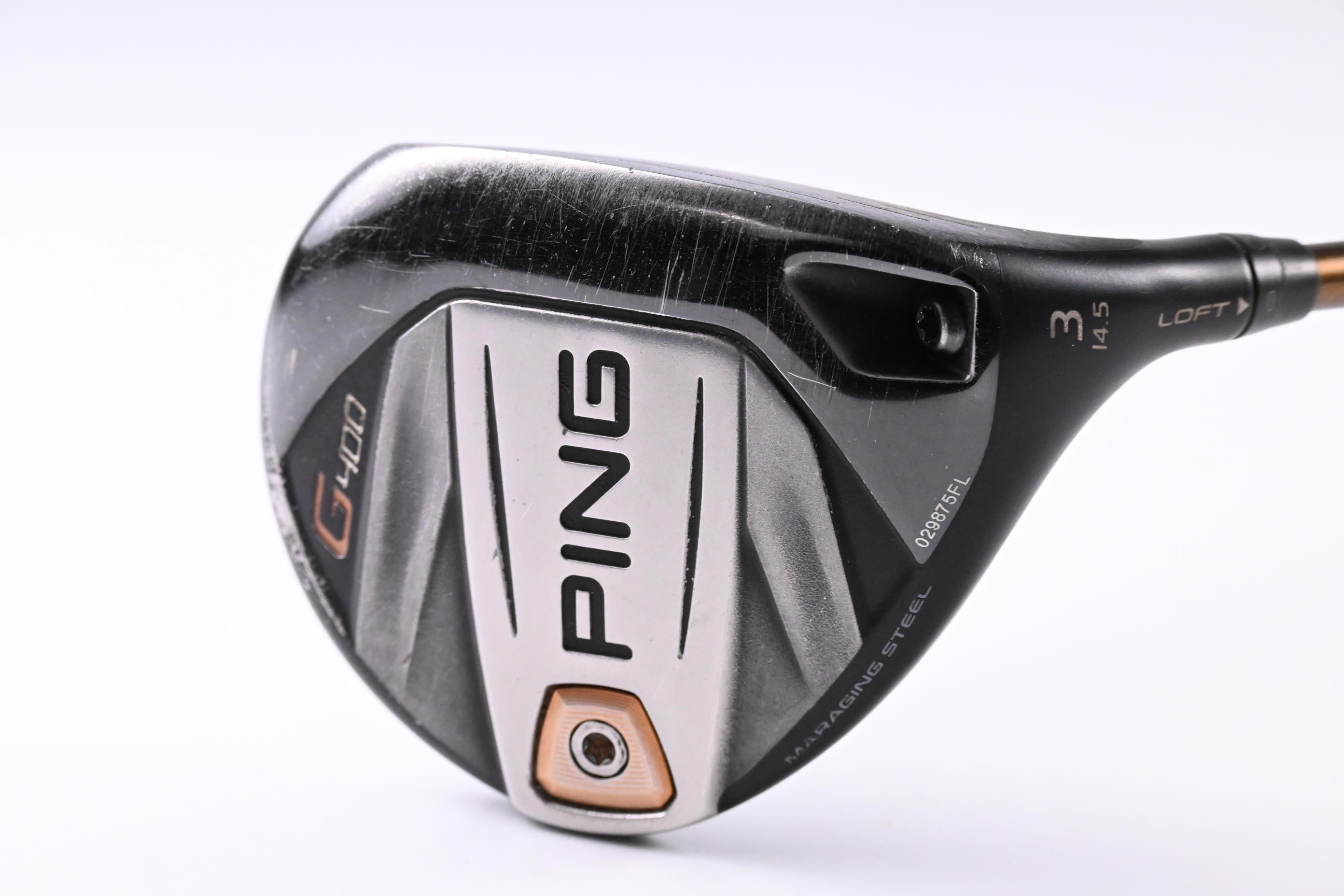 Ping G400 #3 Wood / 14.5 Degree / Regular Flex Ping Alta CB 65 Shaft