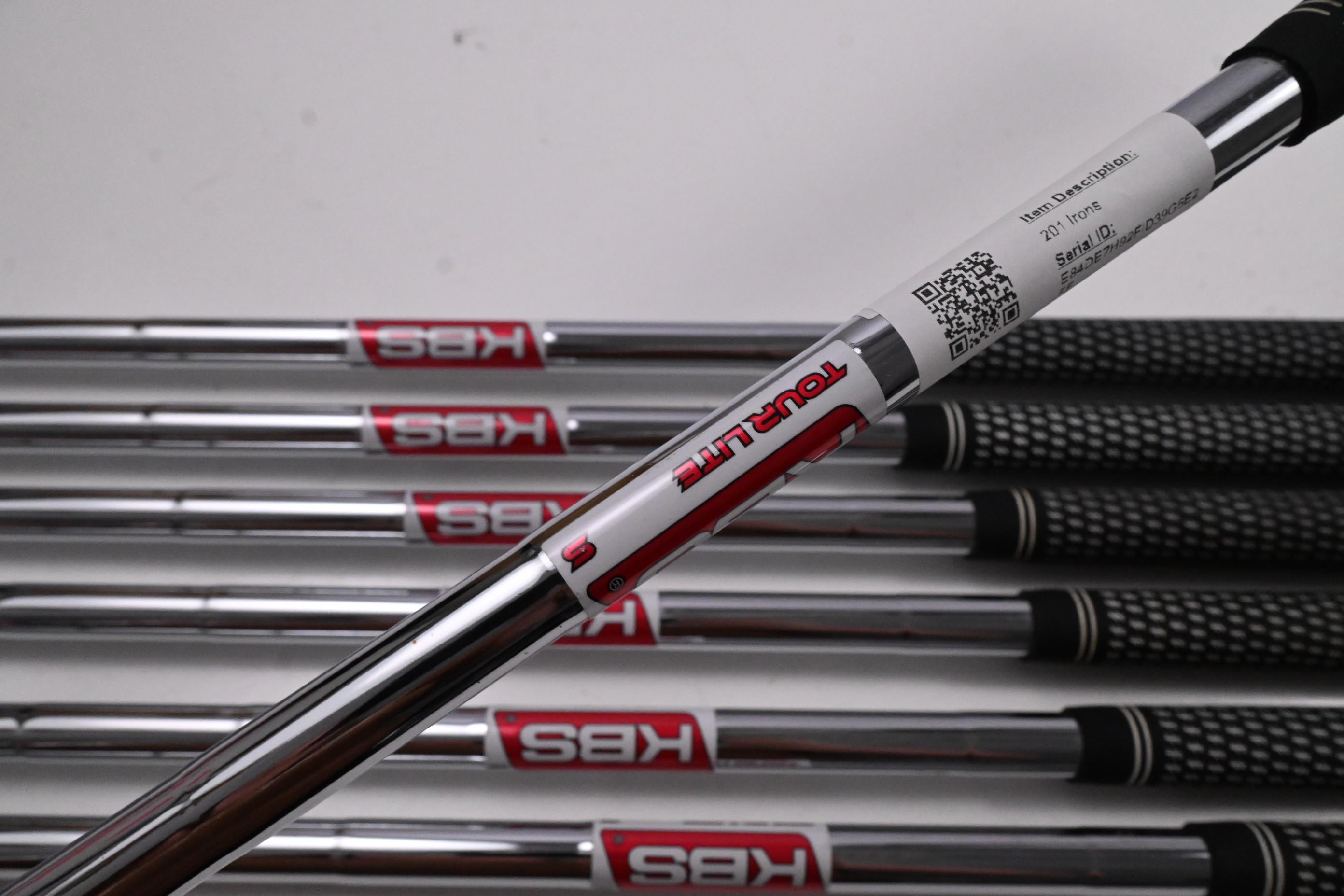 Takomo 201 Irons / 4-PW / Stiff Flex KBS Tour Lite Shafts