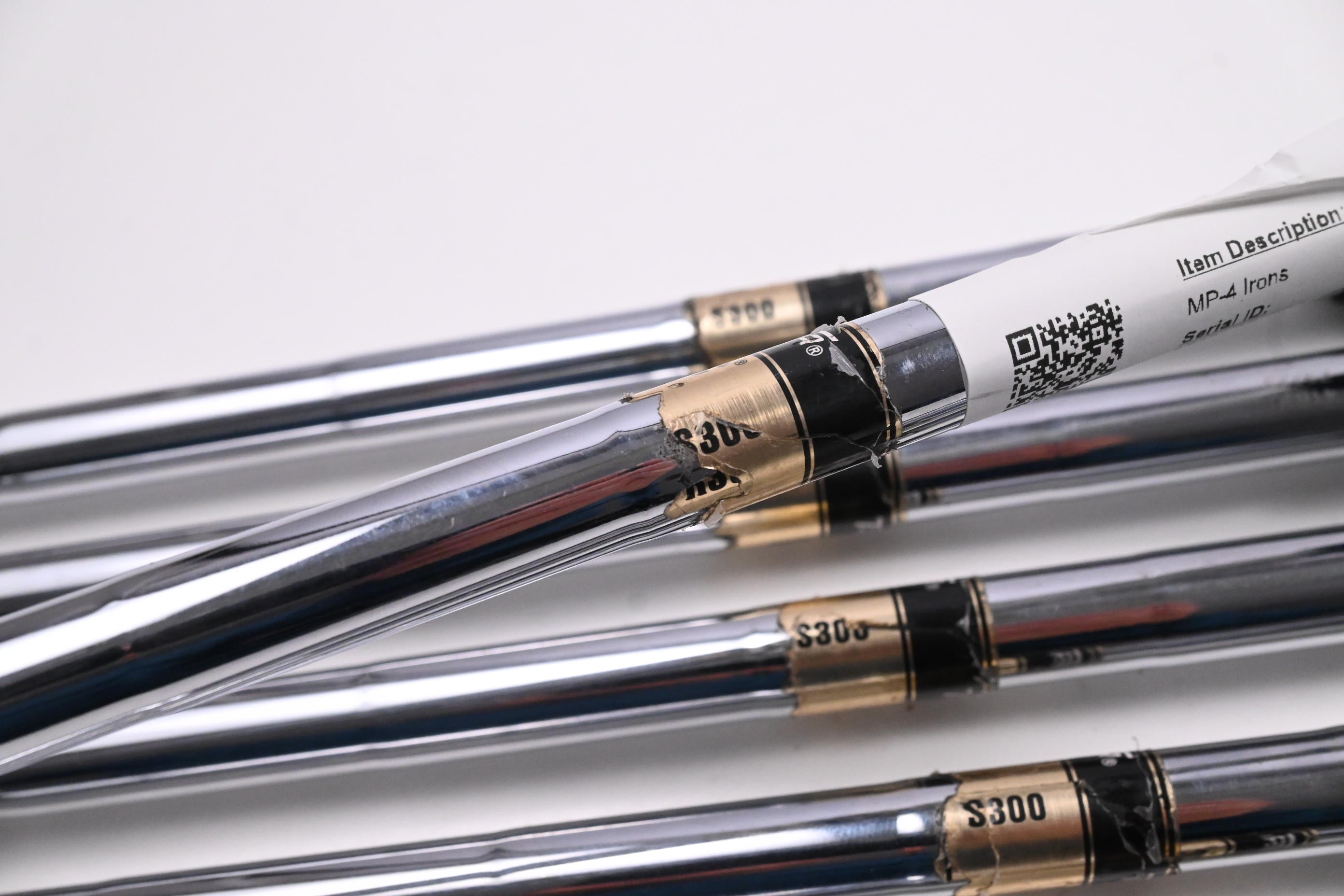 Mizuno MP-4 Irons / 4-PW / Stiff Flex Dynamic Gold S300 Shafts