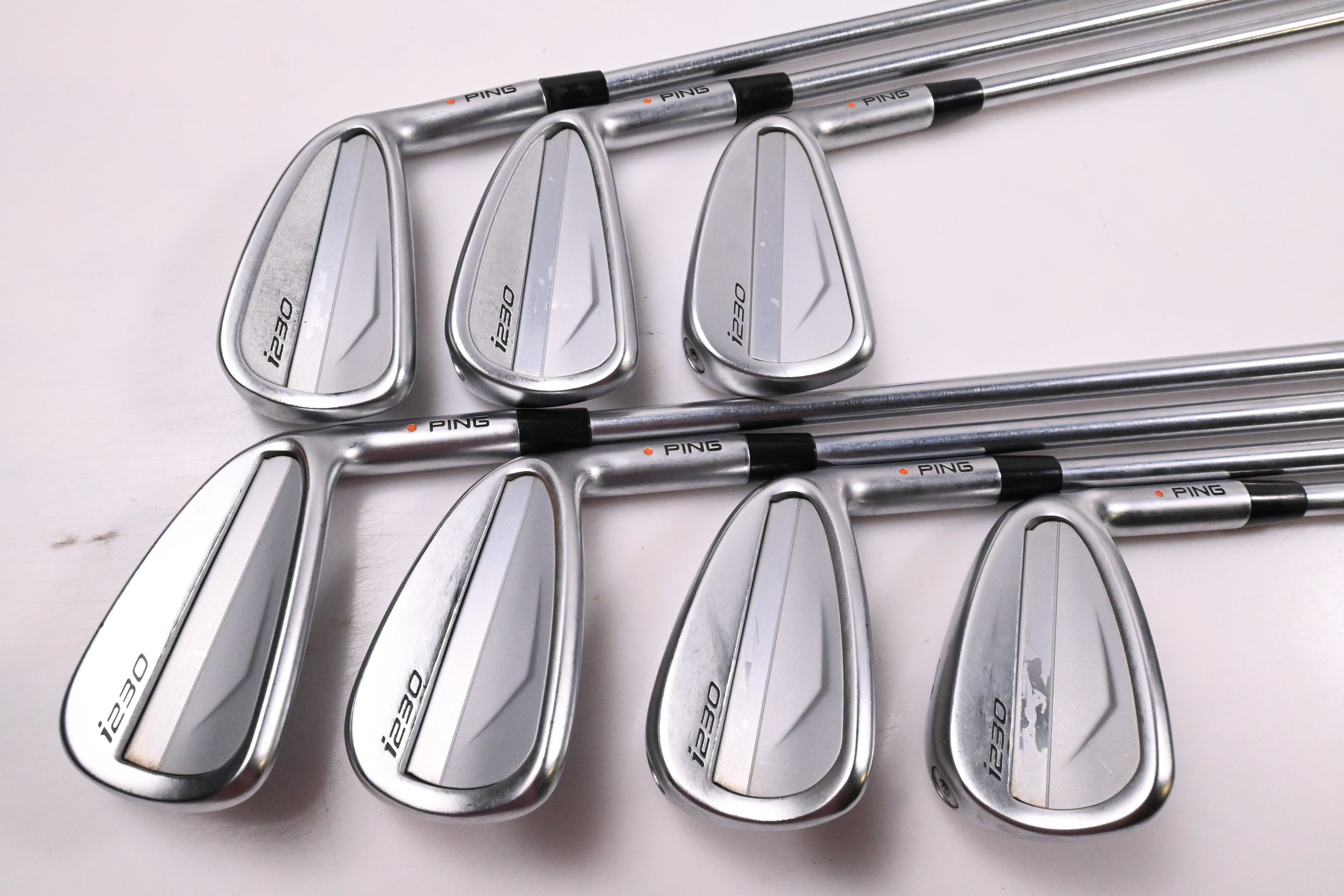 Ping i230 Irons / 4-PW / Orange Dot / X-Flex Project X IO 115 Shafts