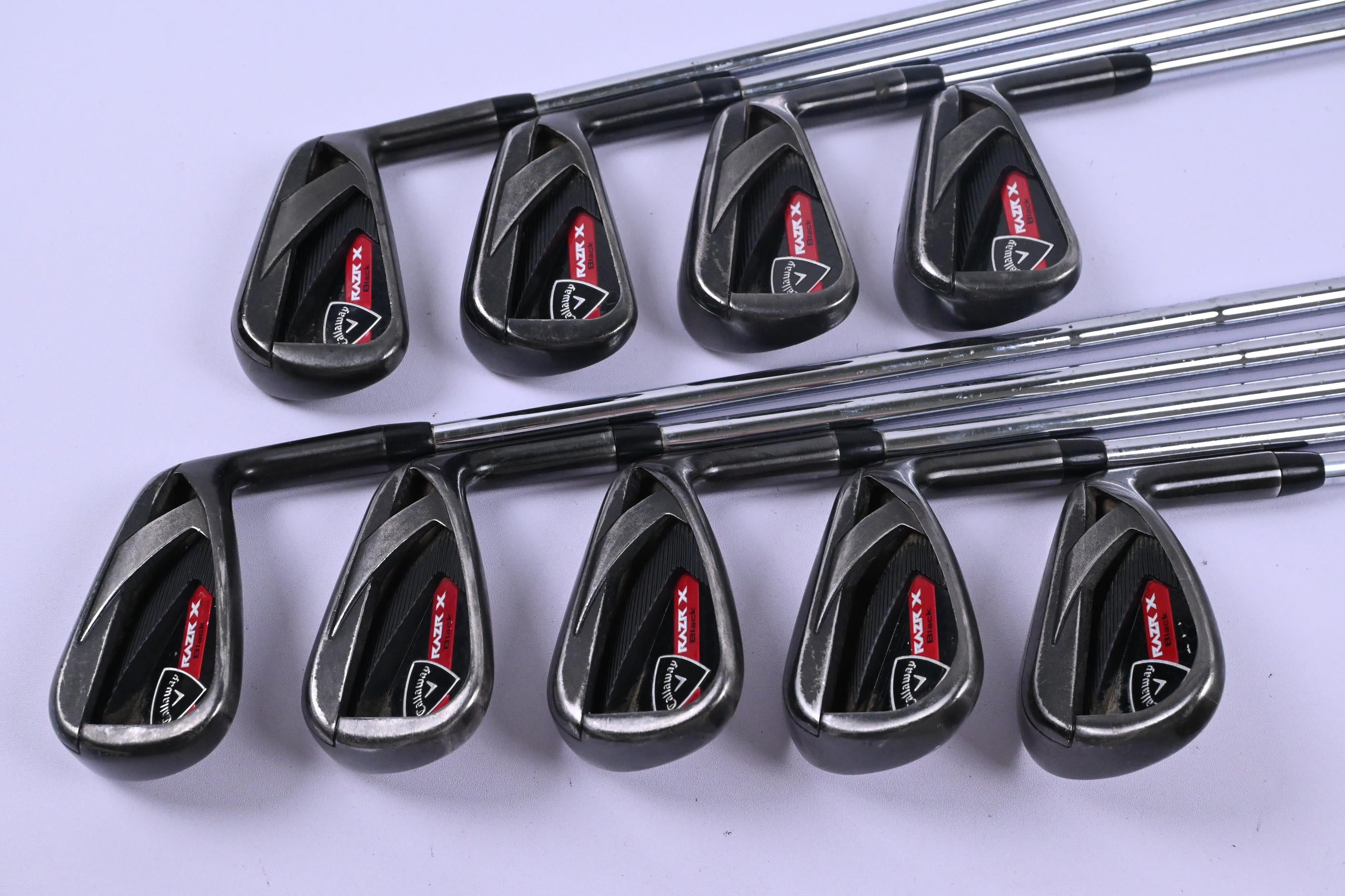 Callaway RAZR X Black Irons / 4-PW+GW+SW / Uniflex M-10 XP Shafts