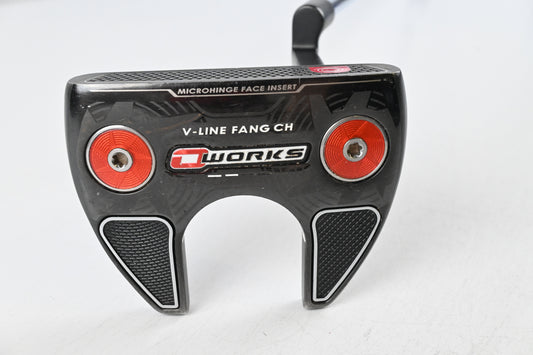 Odyssey O-Works Black V-Line Fang CH Putter / 33 Inch