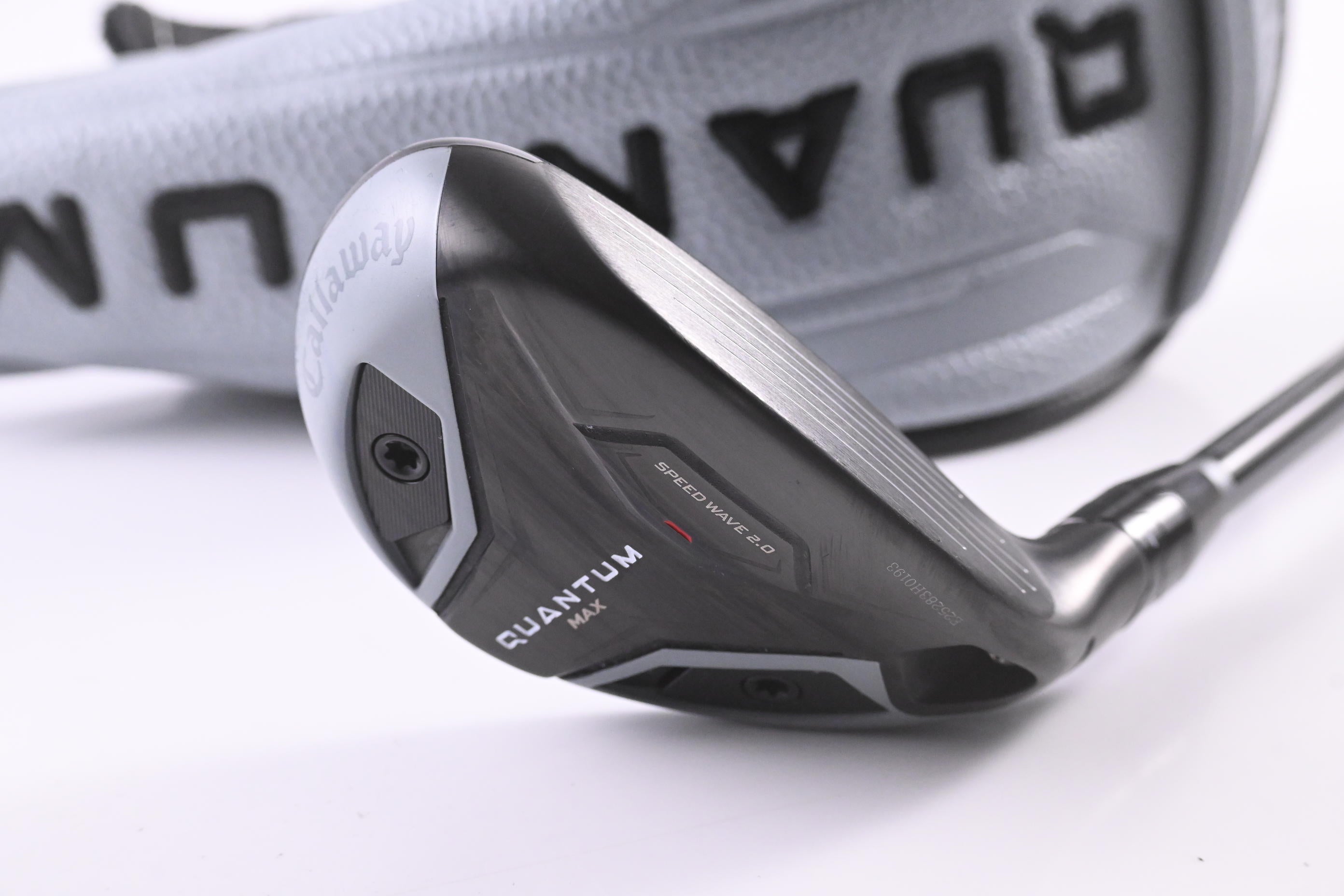 Callaway Quantum Max #5 Hybrid / 24 Degree / Regular Flex Denali Frost Silver 60
