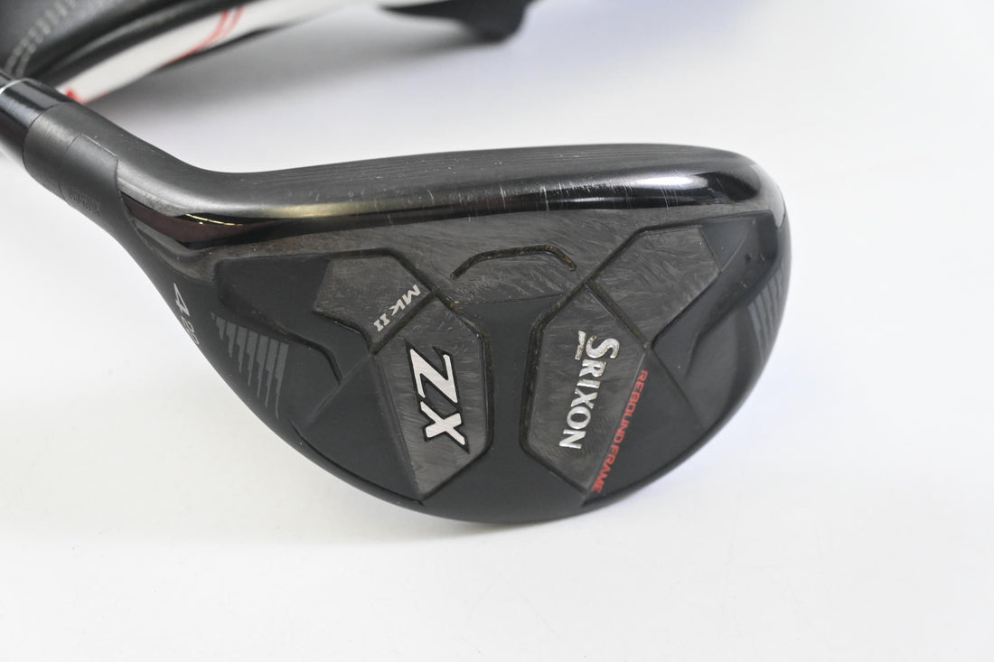 Left Hand Srixon ZX Mk II 2023 #4 Hybrid / 22 Degree / Regular Flex HZRDUS Smoke