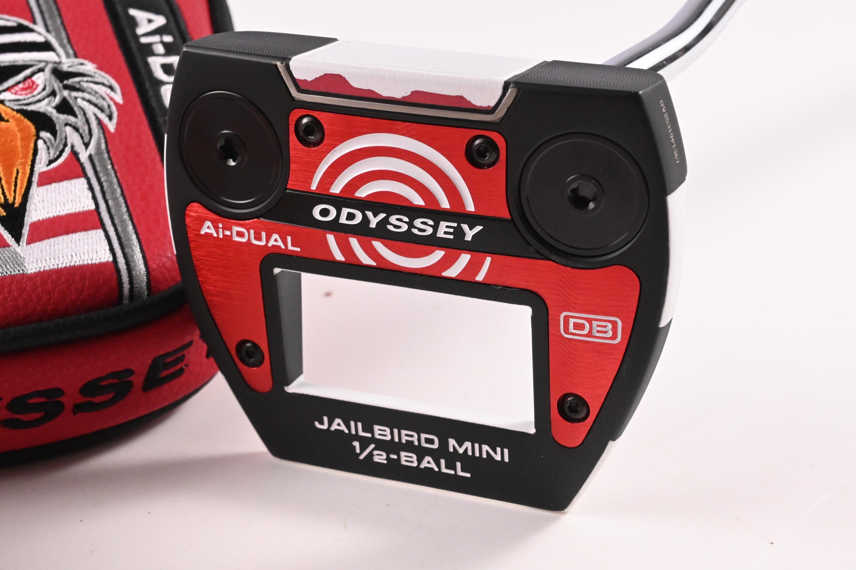 Odyssey Ai-Dual Jailbird Mini 1/2-Ball Double Bend Putter / 34 Inch
