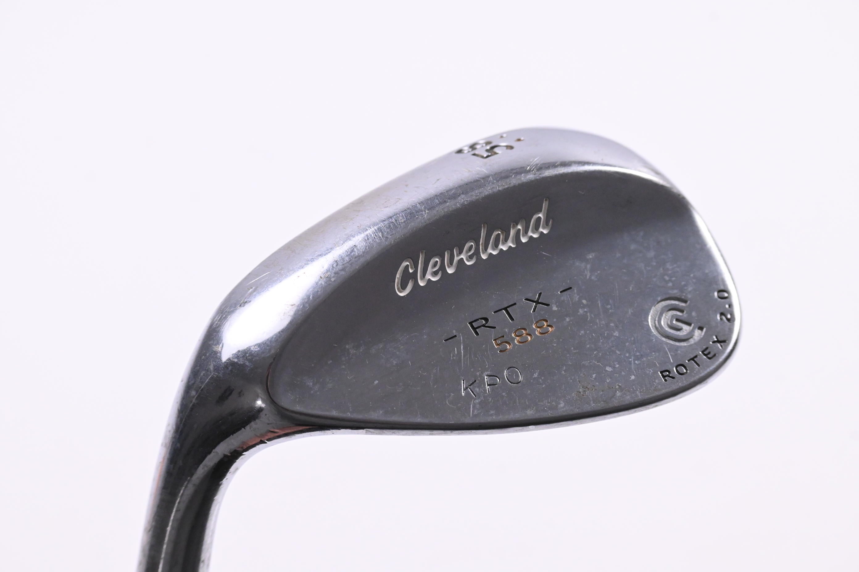 Left Hand Cleveland 588 RTX 2.0 Lob Wedge / 58 Degree / Wedge Flex Dynamic Gold