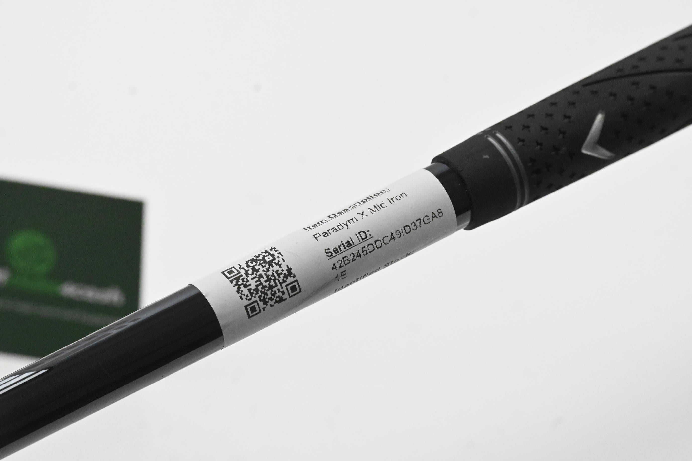 Callaway Paradym X #7 Iron / Regular Flex UST Recoil Dart 65 Shaft