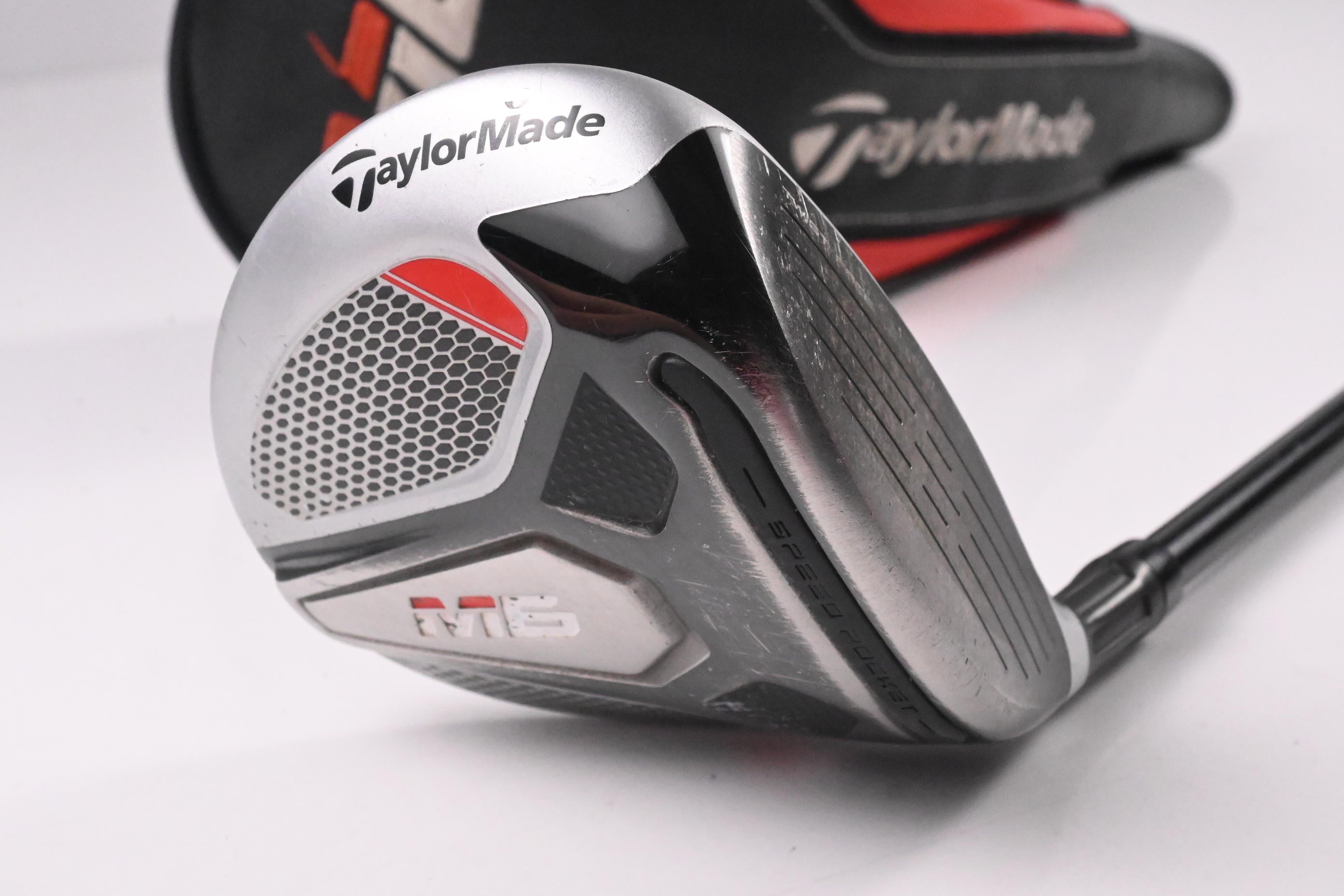 Taylormade M6 #3 Wood / 15 Degree / Regular Flex Fujikura Atmos Orange 5 Shaft