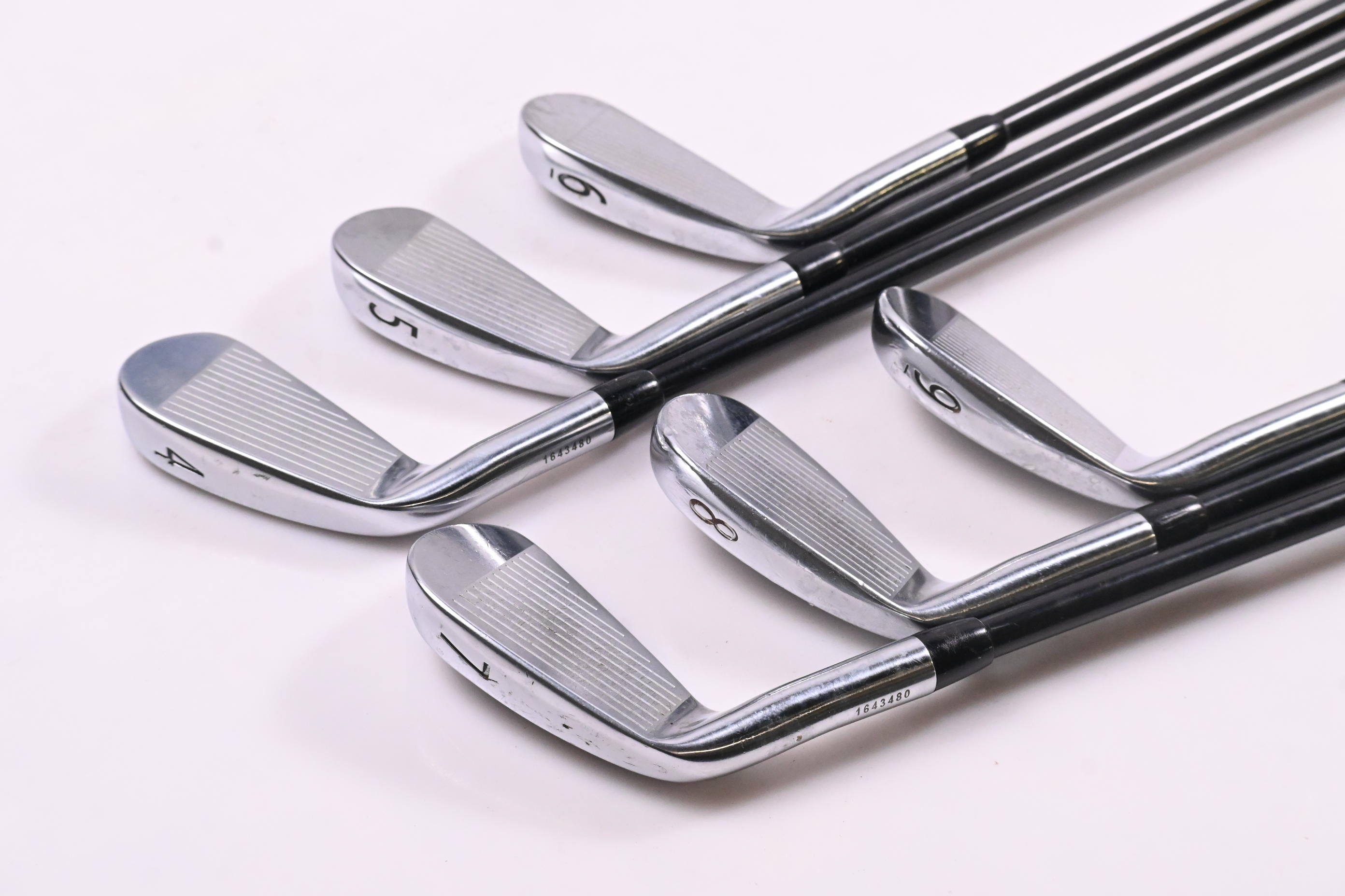 Titleist 718 CB Irons / 4-9i / Stiff Flex Project X LZ Blackout Shafts