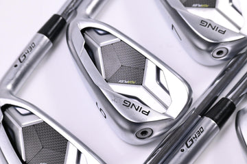 Ping G430 Irons / 5-PW+45° / Black Dot / Regular Flex Ping AWT 2.0 Shafts