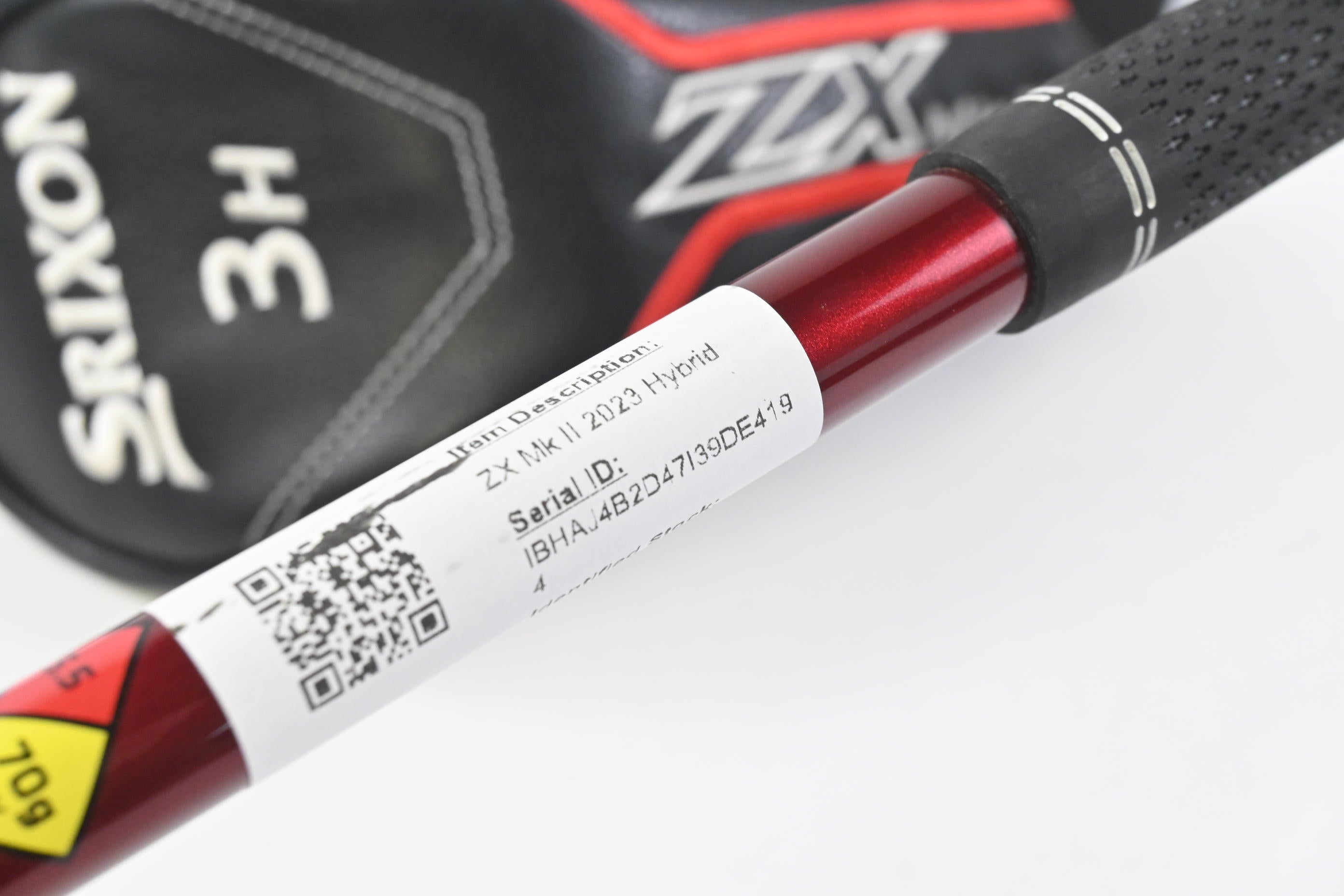 Left Hand Srixon ZX Mk II 2023 #4 Hybrid / 22 Degree / Regular Flex HZRDUS Smoke