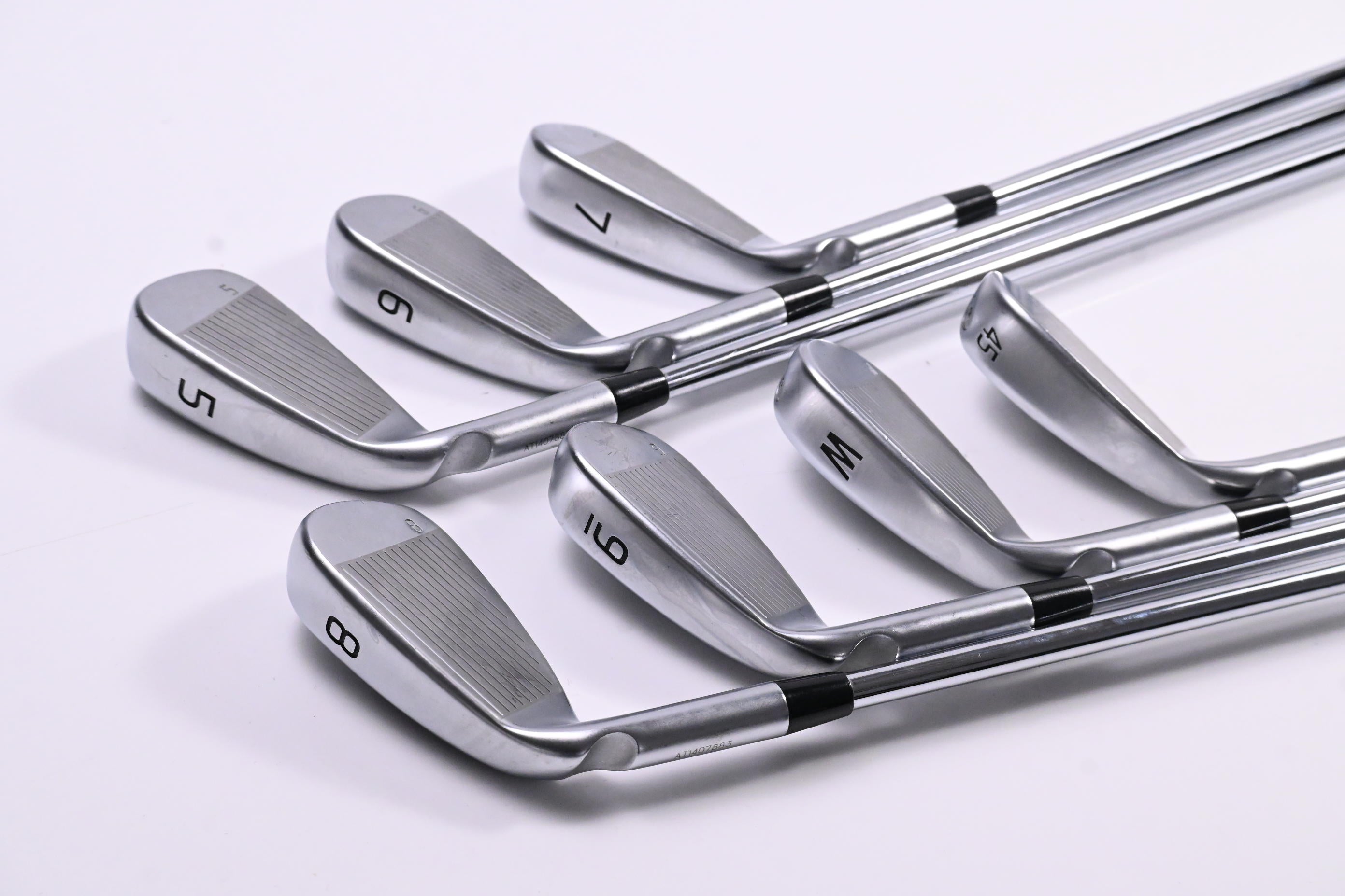 Ping G430 Irons / 5-PW+45° / Black Dot / Regular Flex Ping AWT 2.0 Shafts