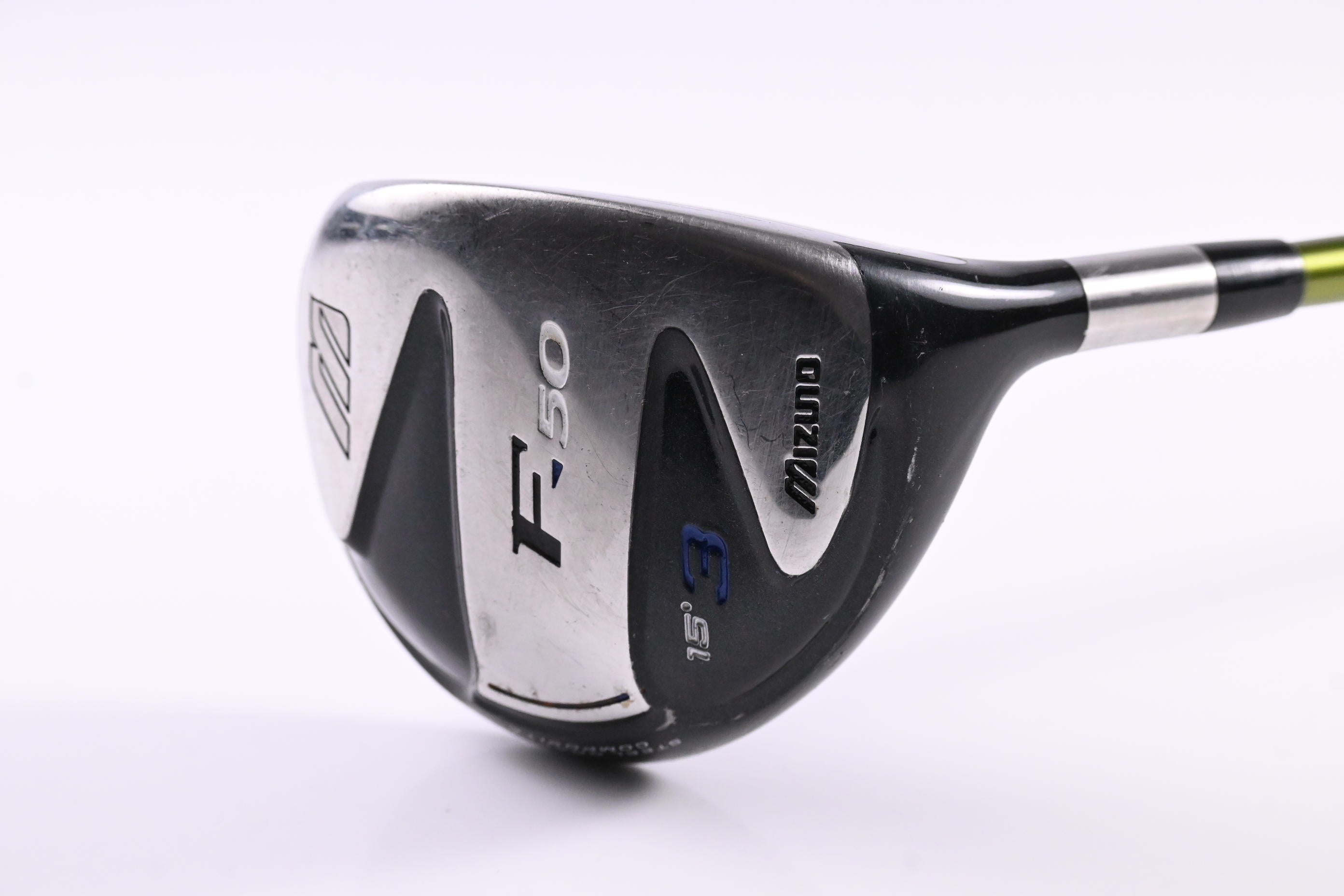 Mizuno F-50 #3 Wood / 15 Degree / Stiff Flex Aldila NV 75 Shaft