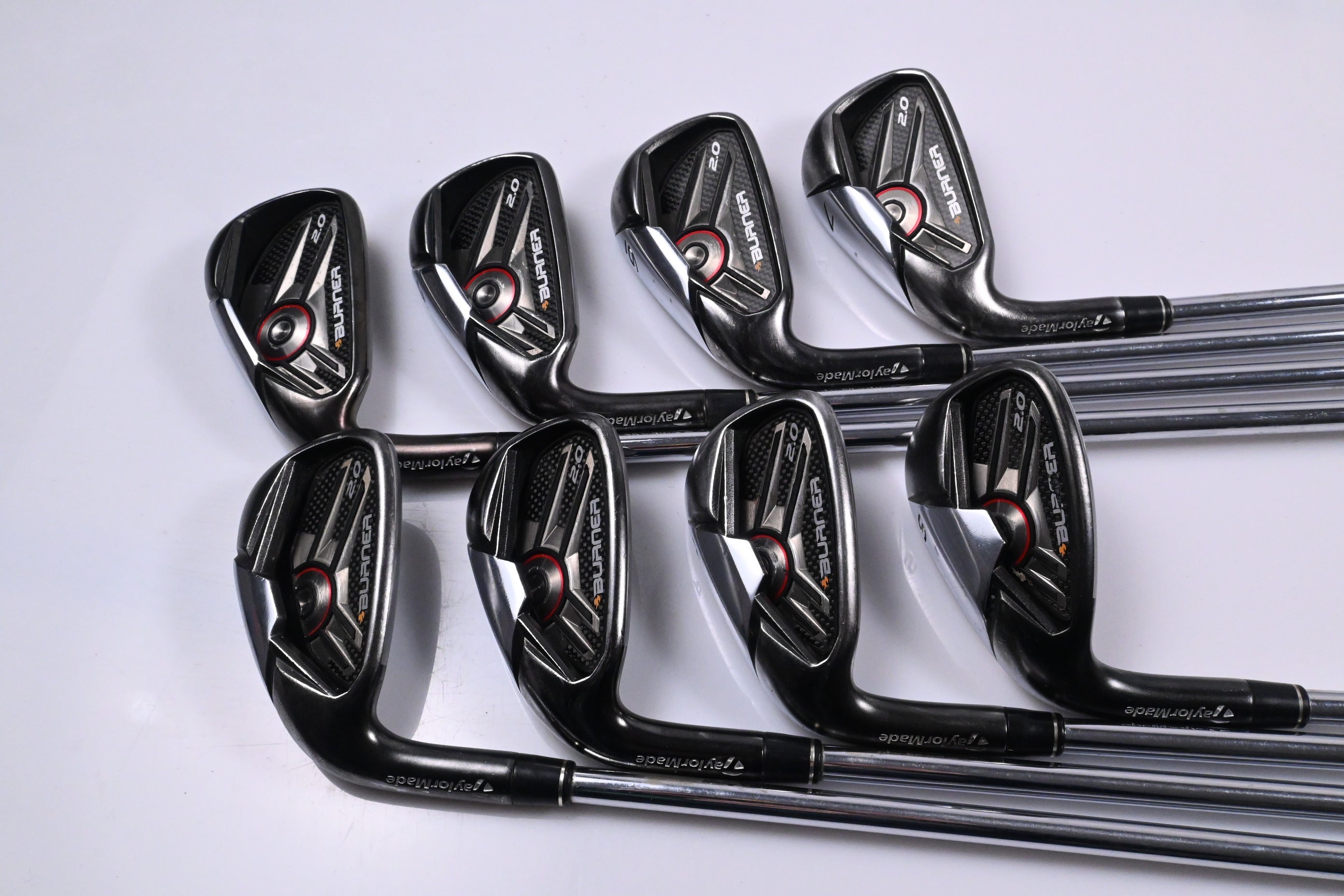 Left Hand Taylormade Burner 2.0 Irons / 4-PW+SW / Regular Flex Burner 2.0 85