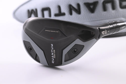 Callaway Quantum Max OS #4 Hybrid / 20 Degree / Regular Flex Denali Frost Silver