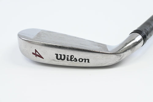 Ladies Wilson Deep Red #4 Iron / 24 Degree / Ladies Flex Wilson Tri-Ply+ Shaft