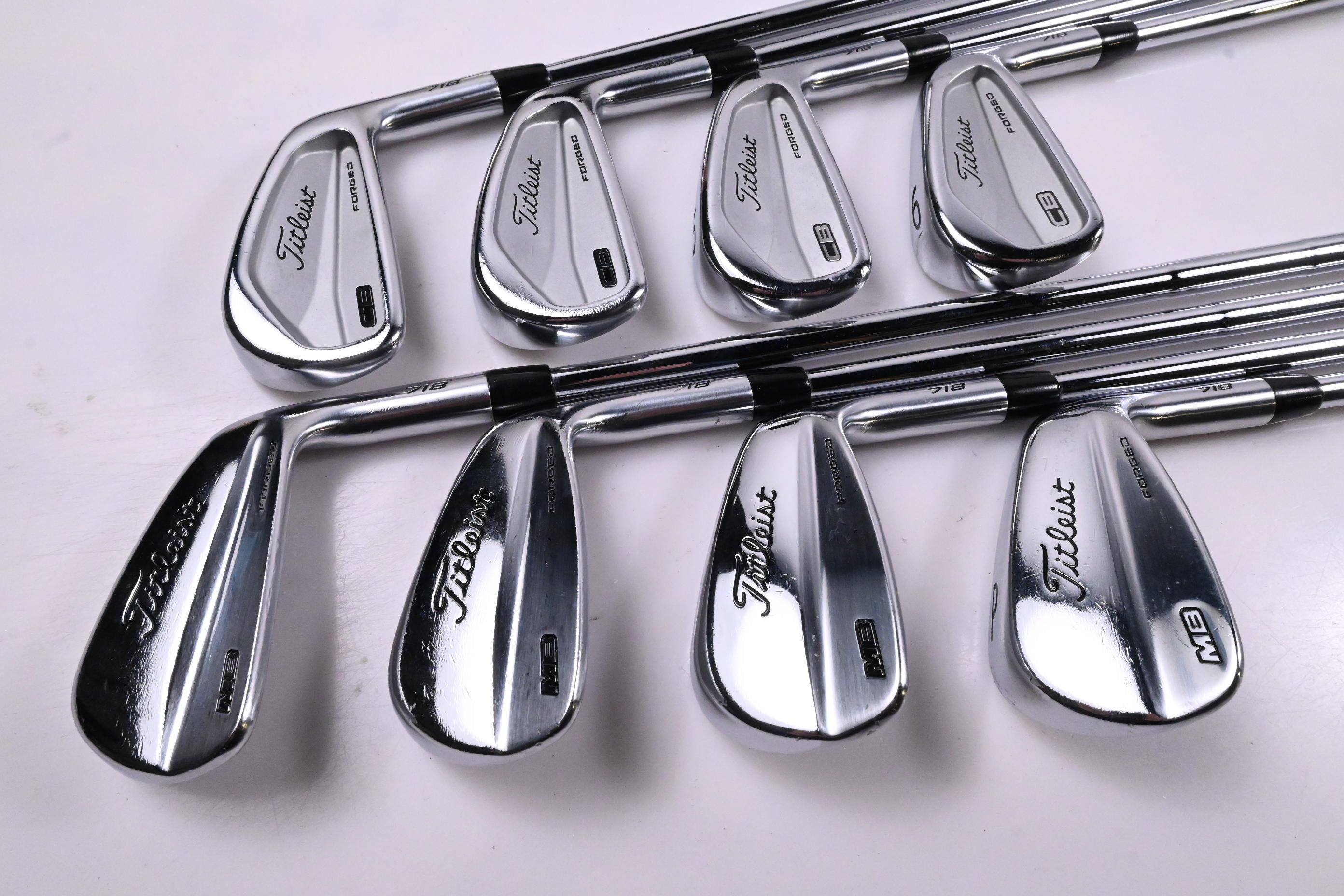 Titleist 718 CB/MB Irons / 3-PW / X-Flex AMT Tour White X100 Shafts